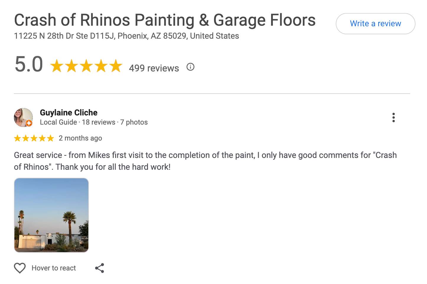 Exterior Painting - Phoenix by Crash of Rhinos Painting & Garage Floors