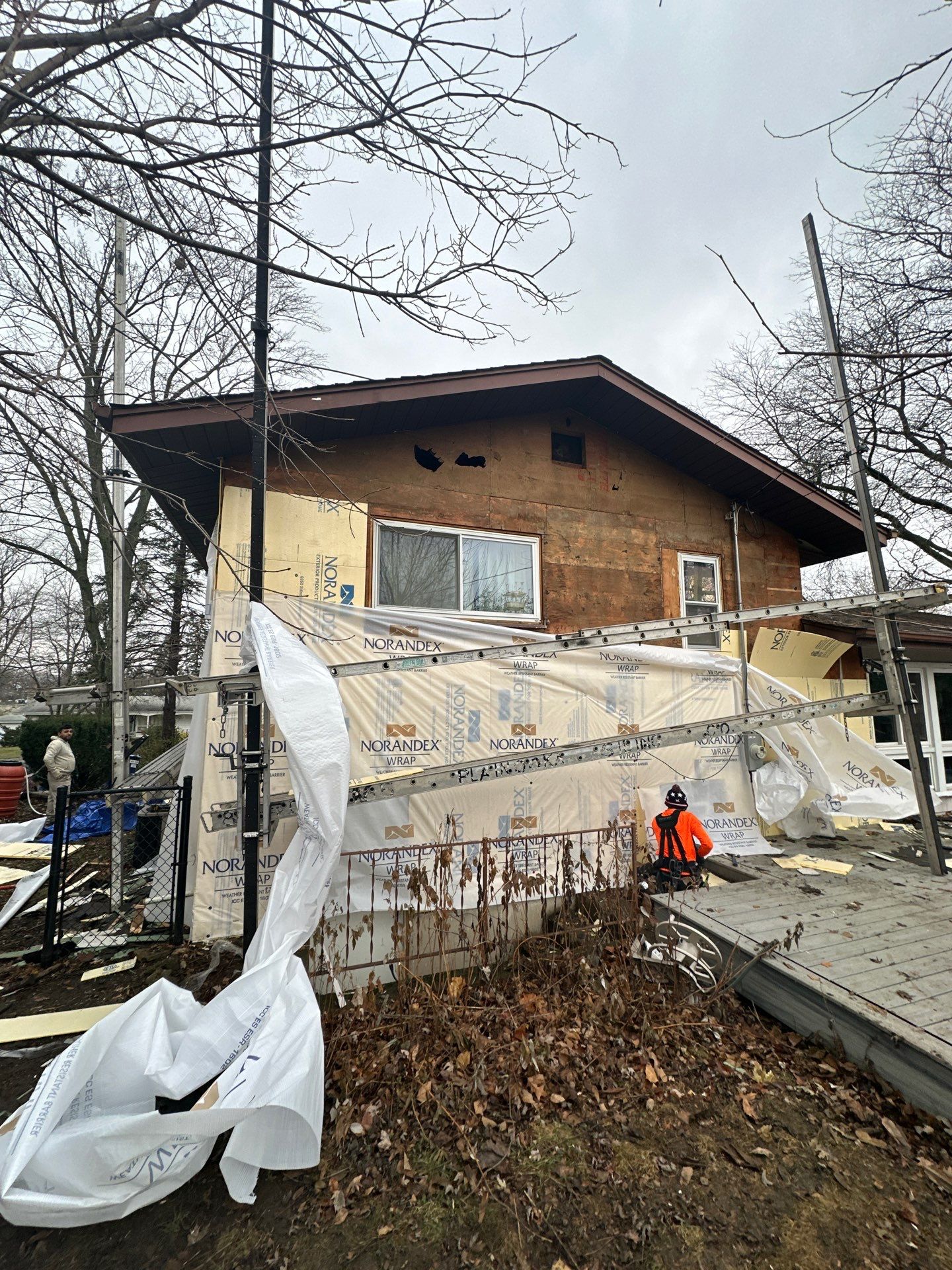 Siding Installation using LP Smartside  by Perfect Exteriors Inc. 