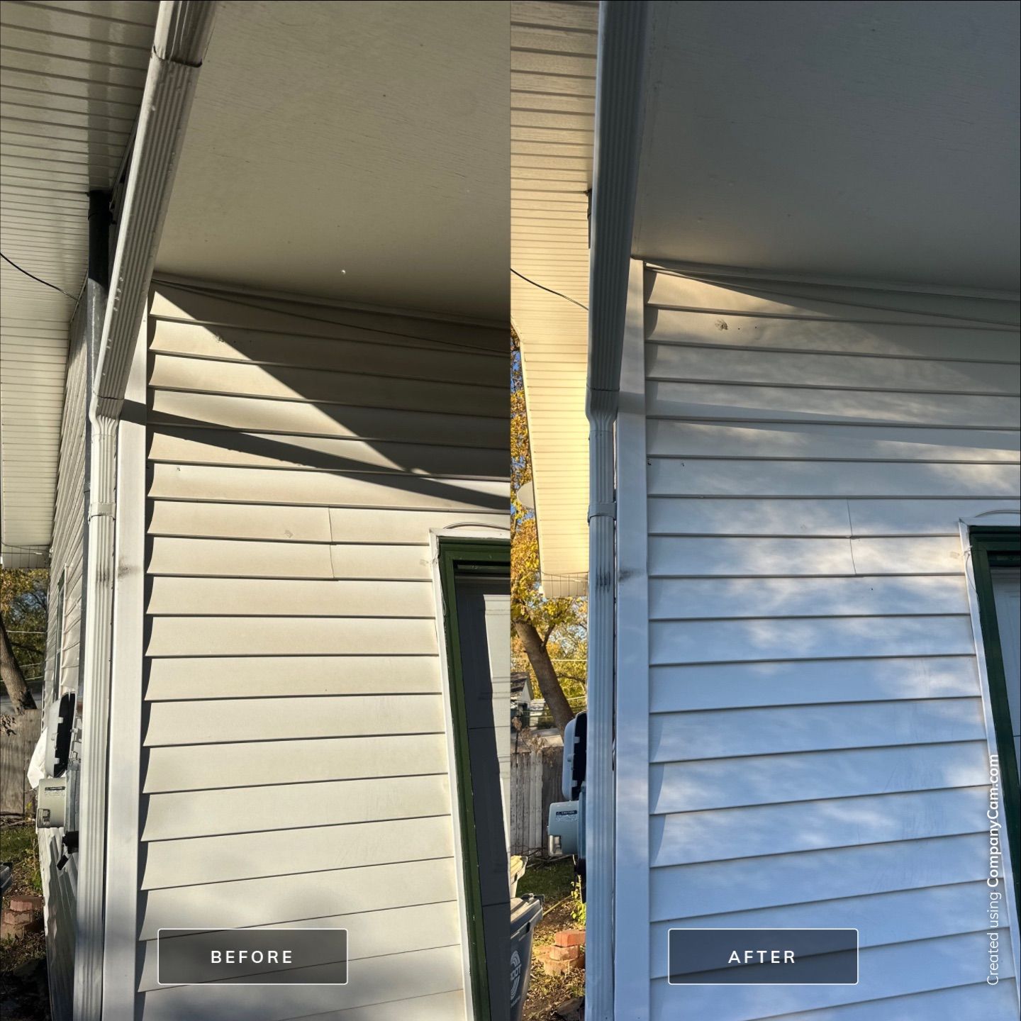 Project in Round Lake Beach by Simmons Power & Soft Washing