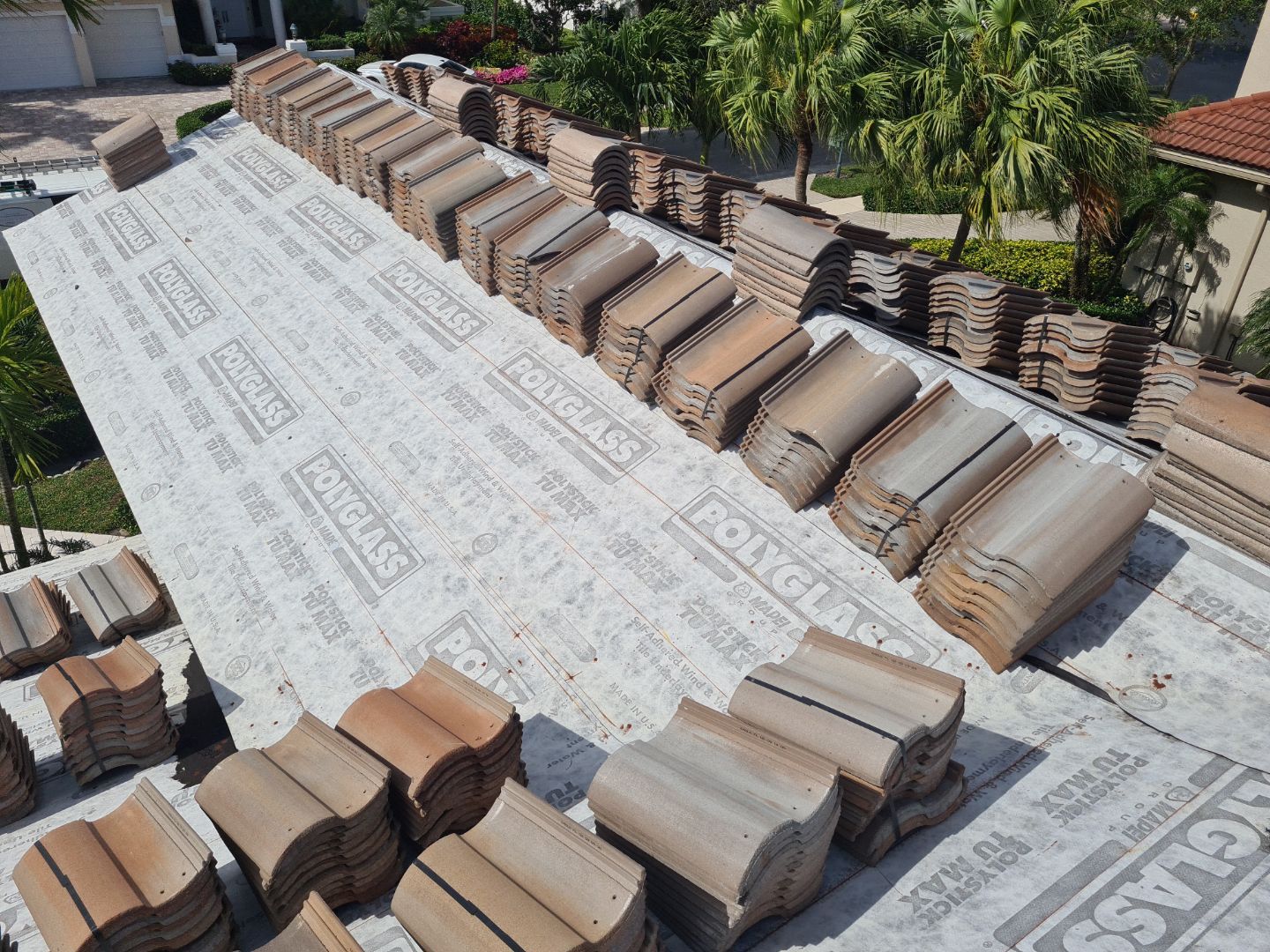 Residential Roofing Installation using Eagle Roofing Tile by BLUES BROTHERS ROOFING