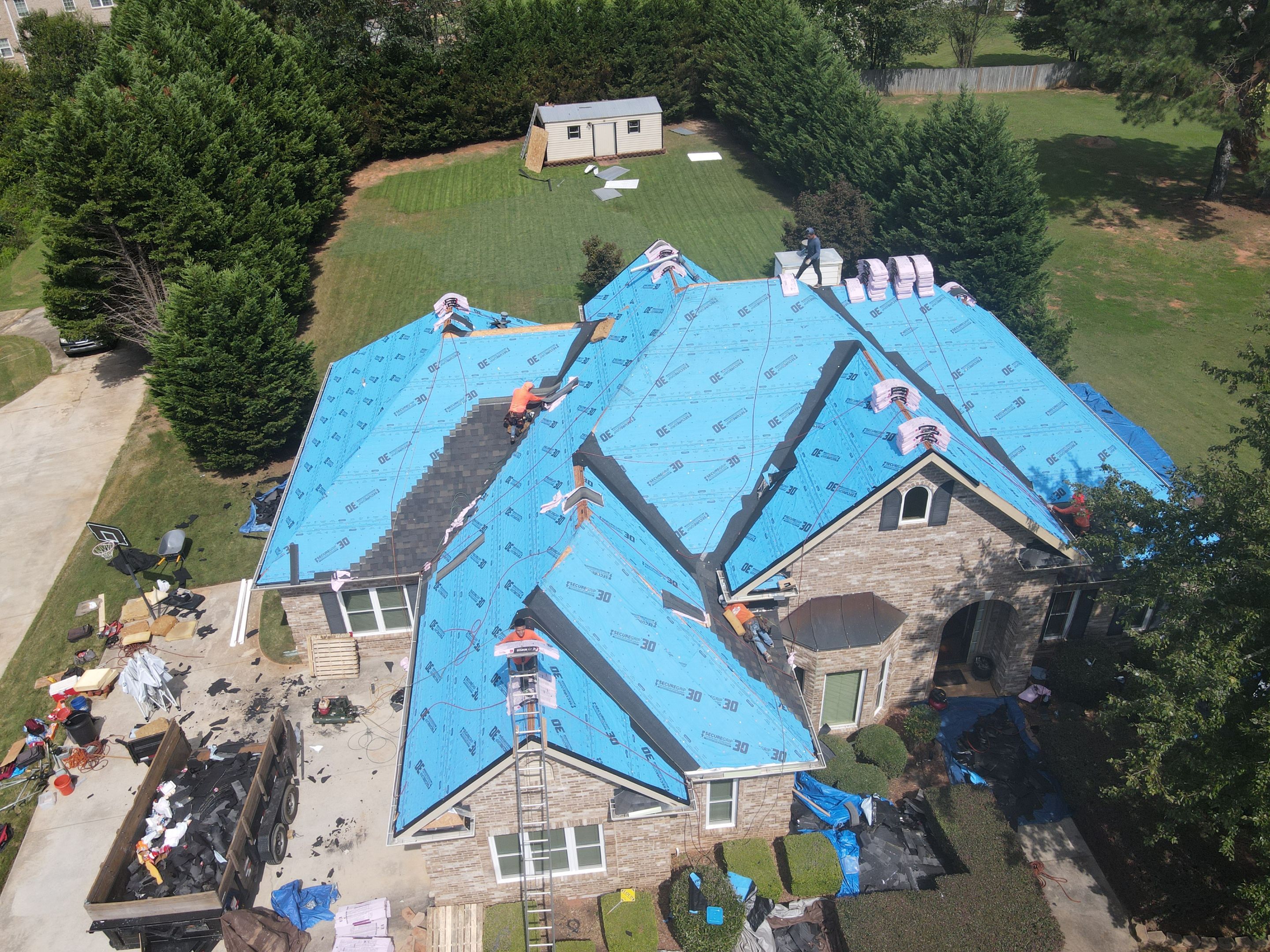 Residential Roofing Installation using Owens Corning by Inspector Roofing and Restoration