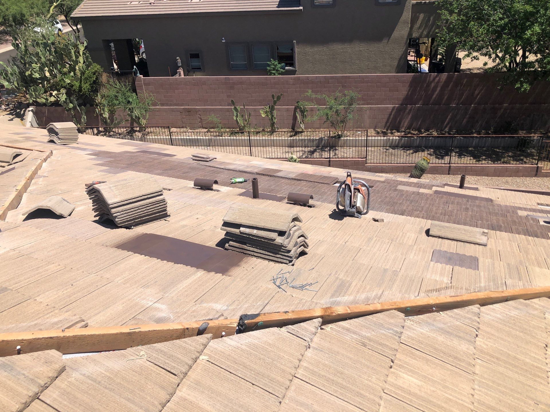 Weathered Taupe Concrete Tile by Reimagine Roofing