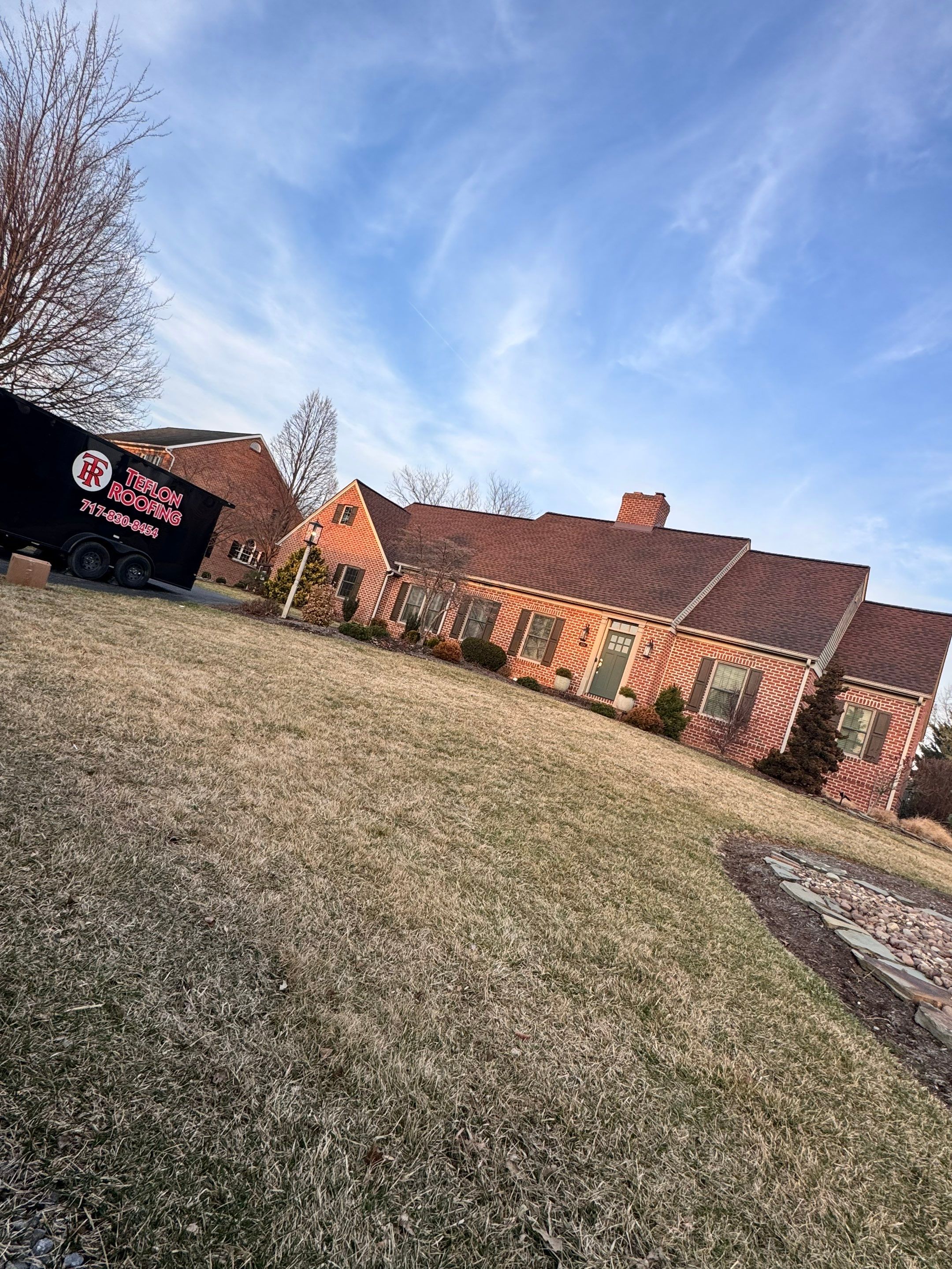 Roof Installation using Gaf Hdz Architectural Shingle - Hickory by Teflon Roofing