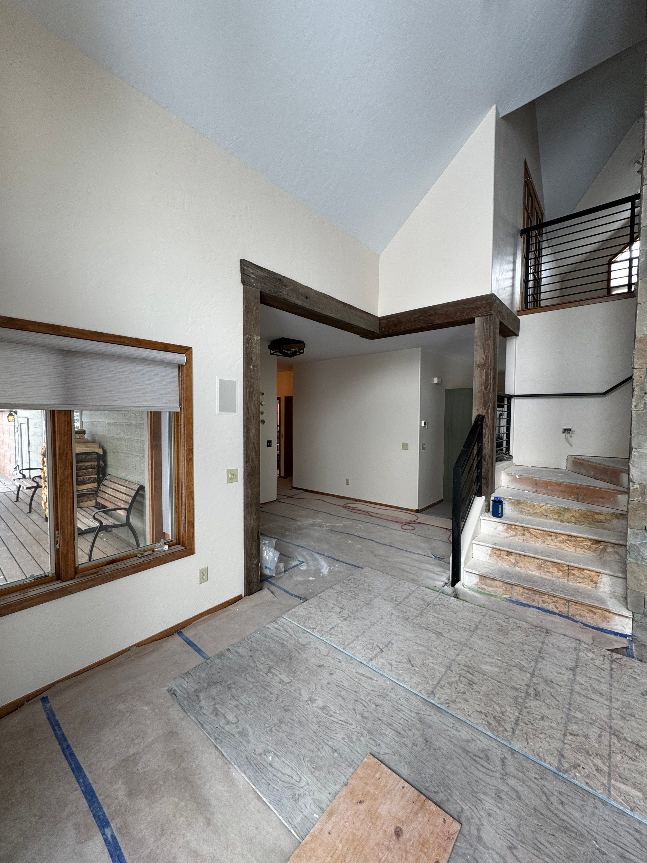 Renovation Project in Big Sky by Blue Room Construction LLC