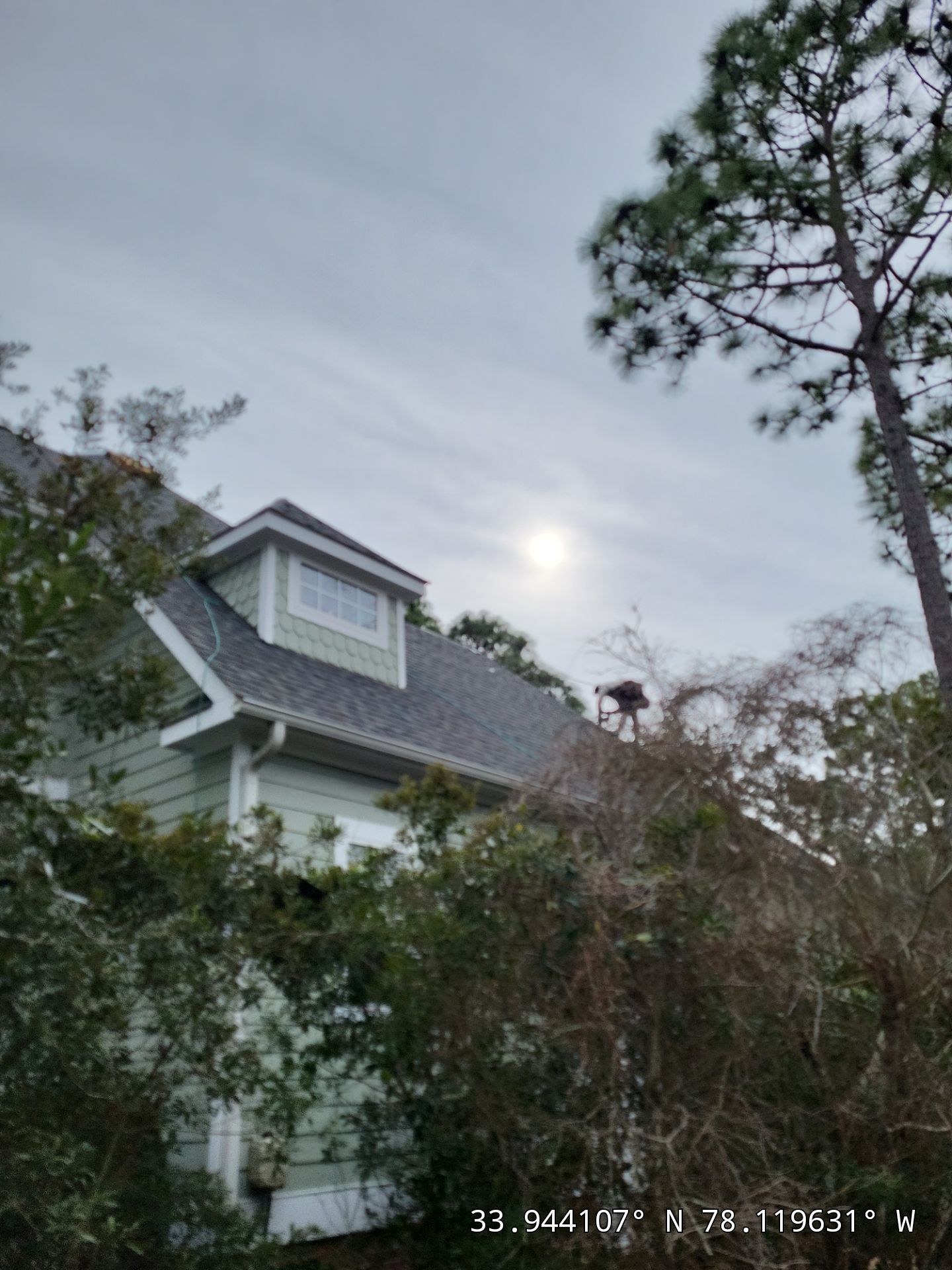 Storm Damage Insurance Claim Roof Replacement in Southport, NC Using CertainTeed by RGR Construction and Roofing, LLC