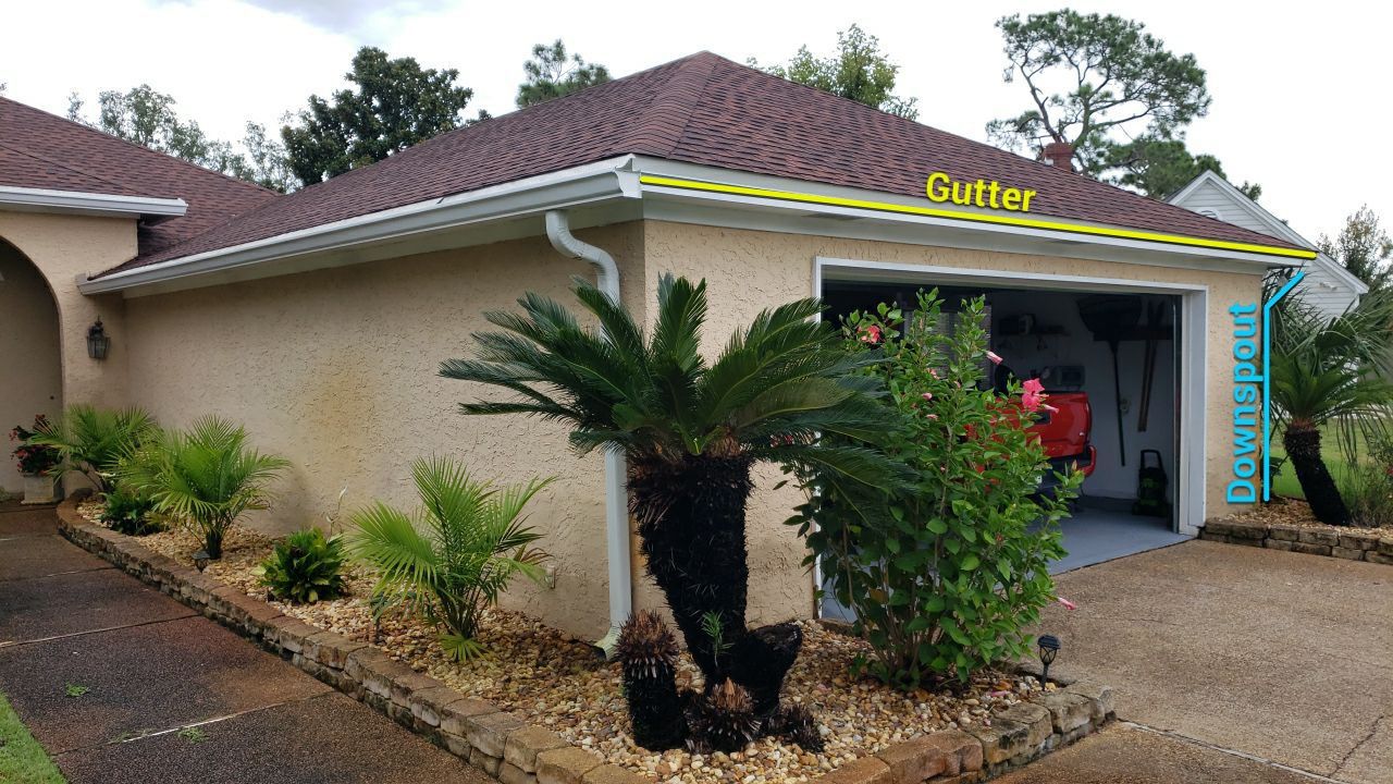 Gutter Installation using K-Style Gutters by Gutter Professors