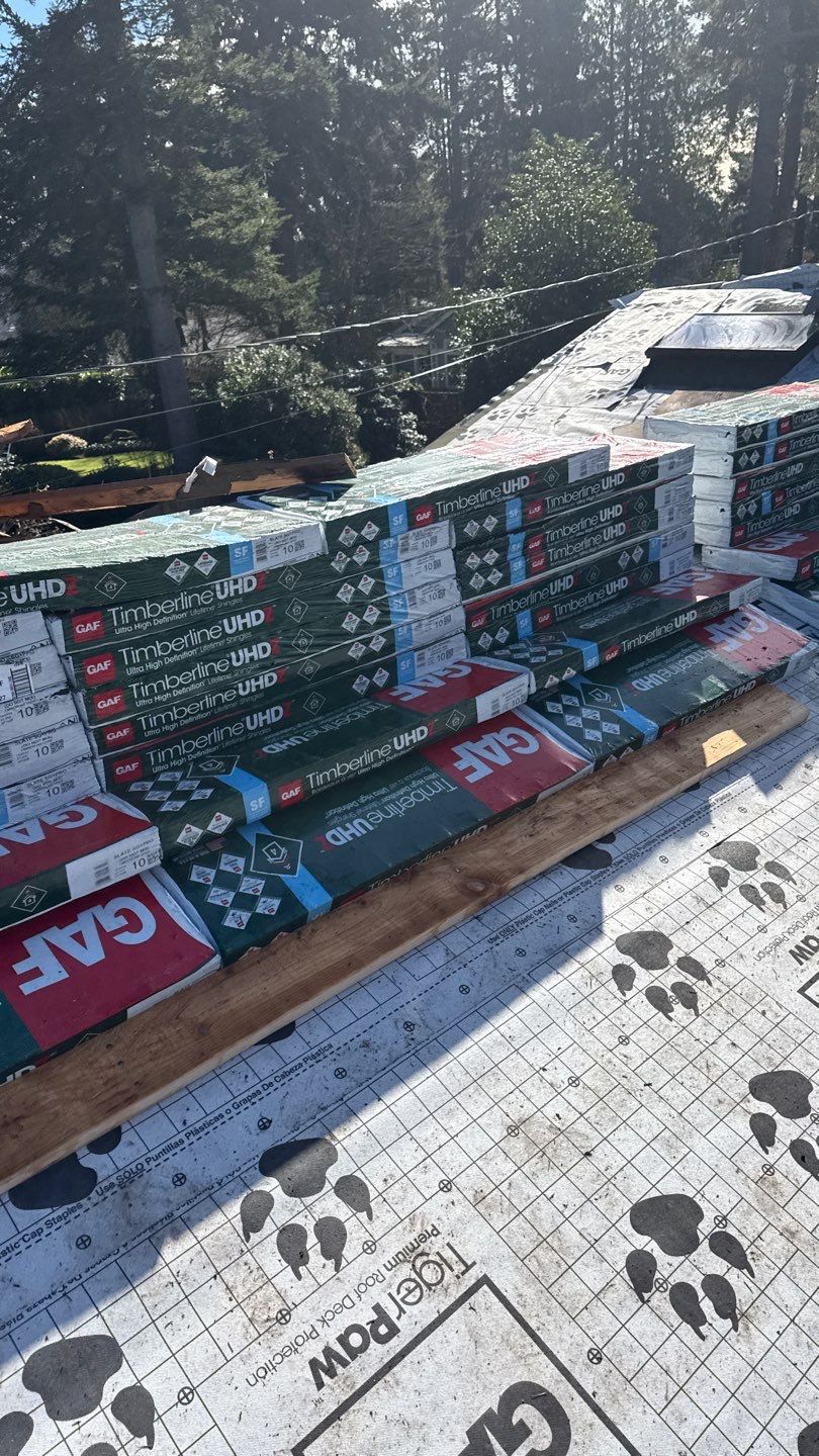 Residential Roofing Installation using GAF HDZ Shingles by Roofing Formula LLC