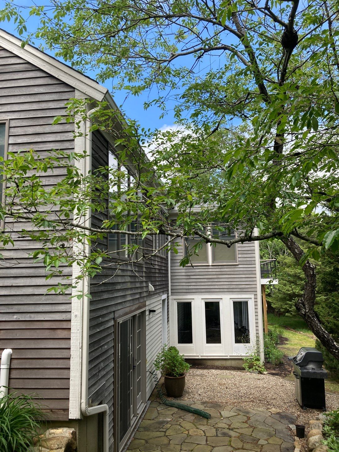 6" Leaf Relief K-Style Gutter installation in Eastham, Ma by Gutter Pro Enterprises