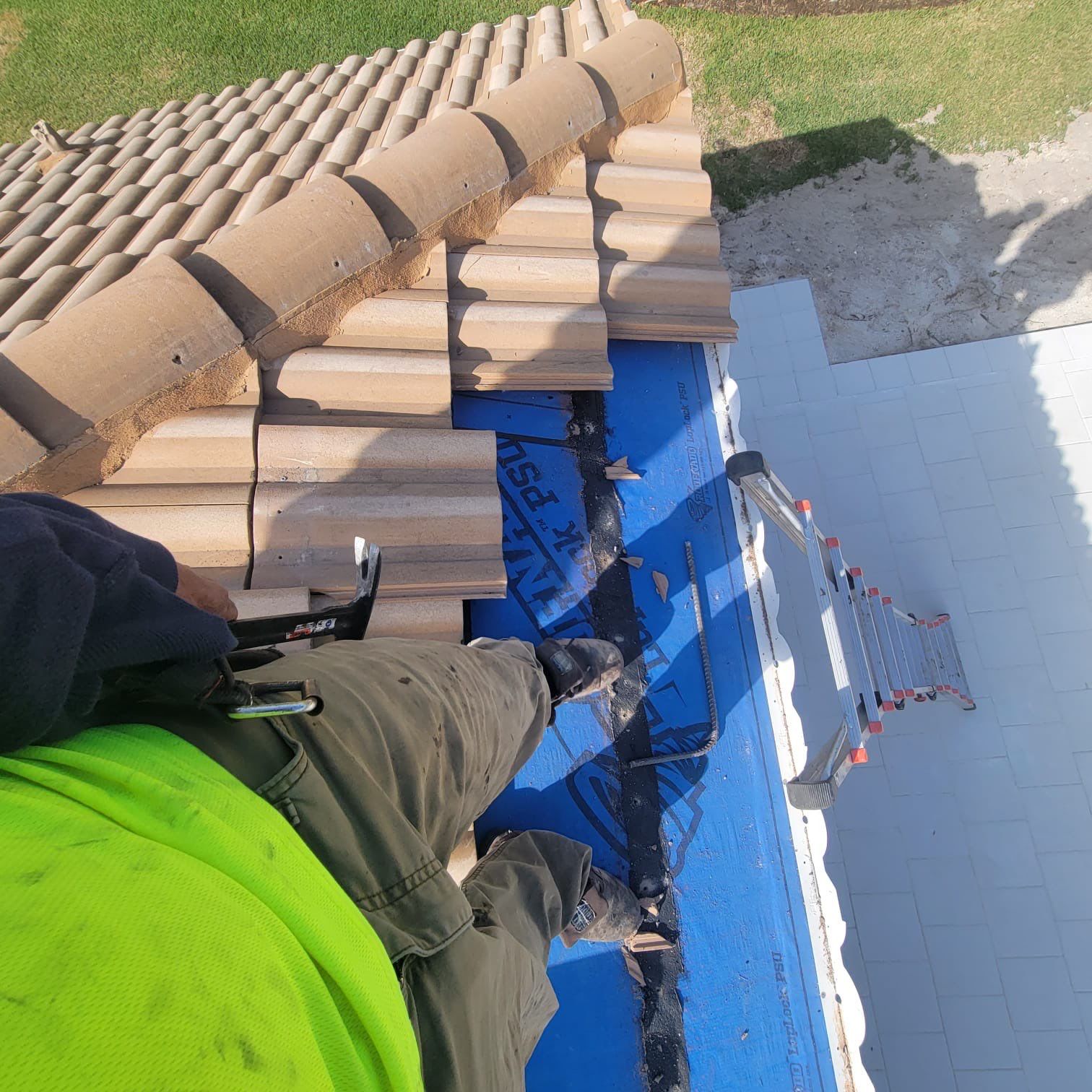 Residential Roofing Repair using Concrete Tile by Four Peaks Roofing
