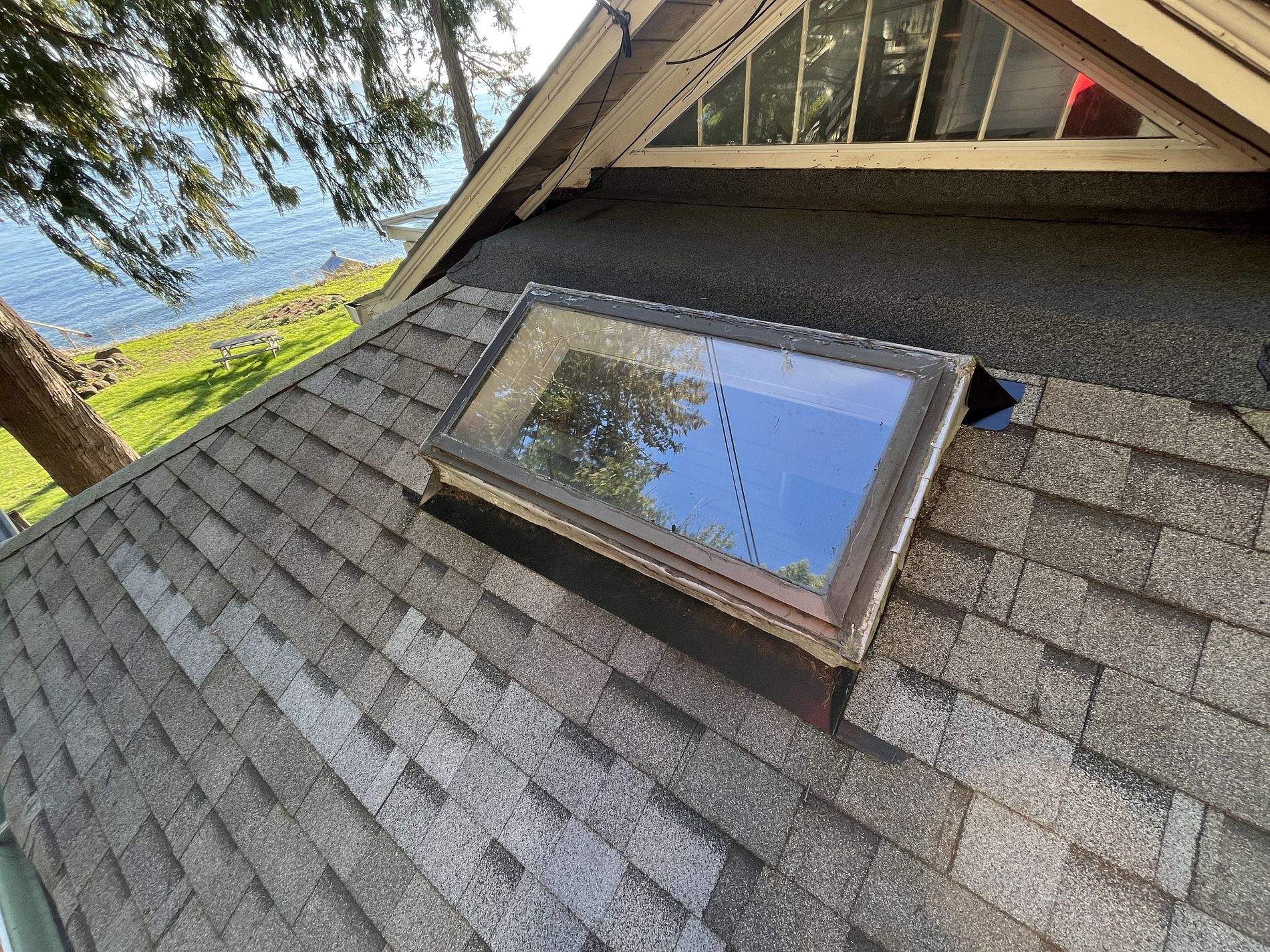 Residential Roof/Skylight Repair in Bainbridge Island, WA by Hanley Construction
