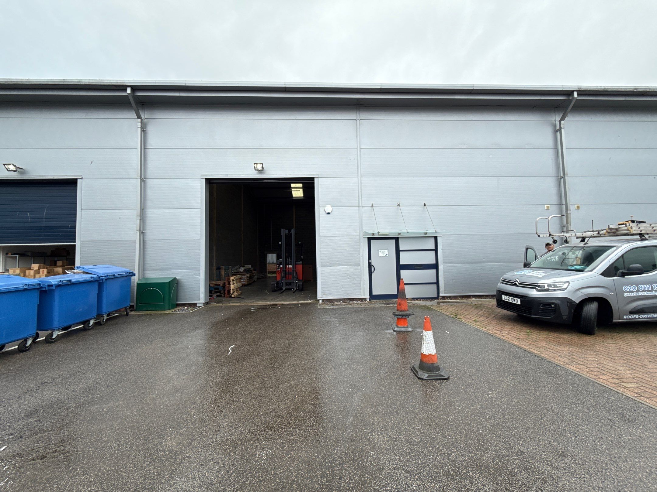 Warehouse Cladding and Roof Clean by Ges Exterior Cleaning ltd