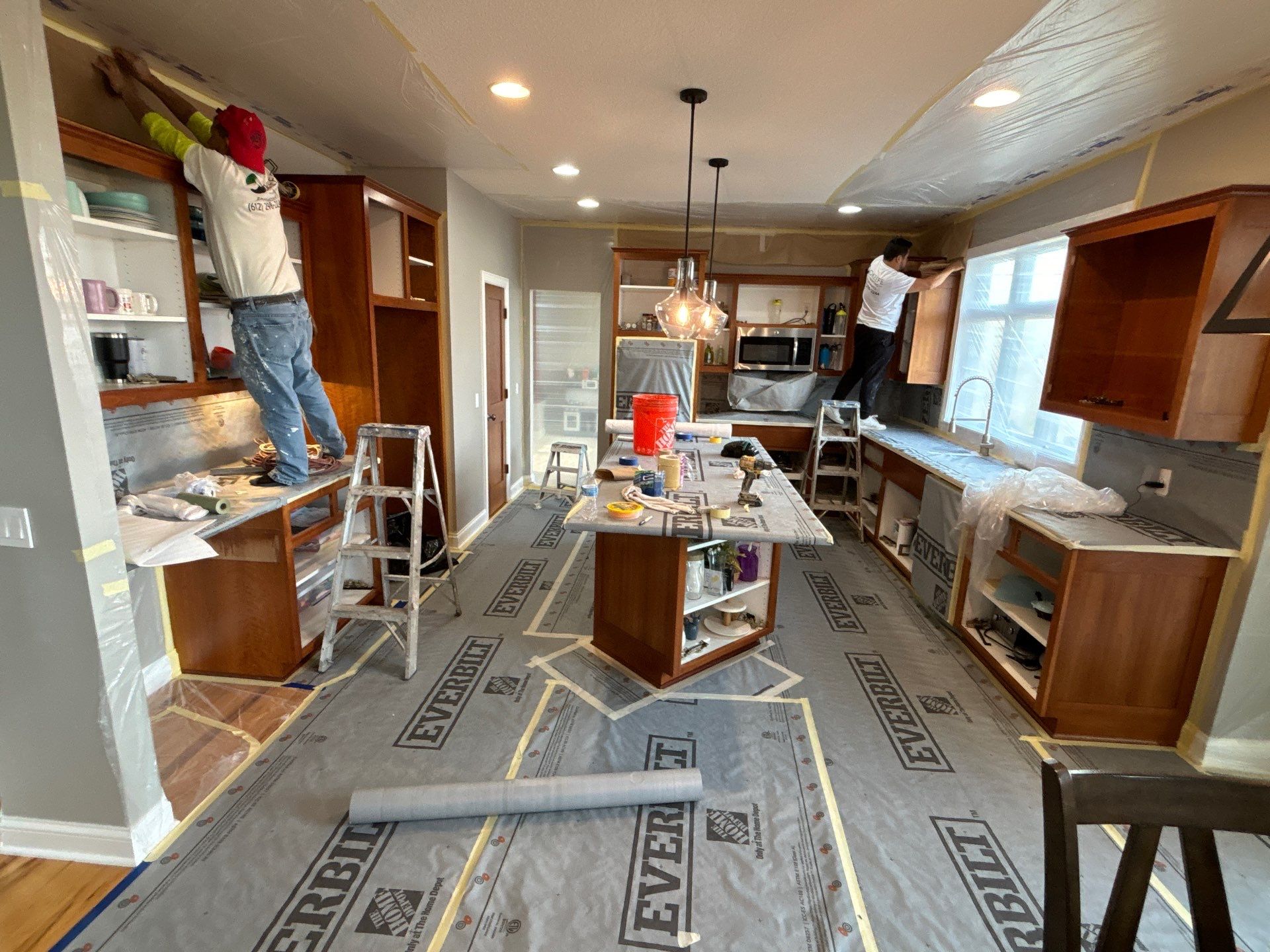 Cabinet Painting in Lakeville by OKeefe Painting