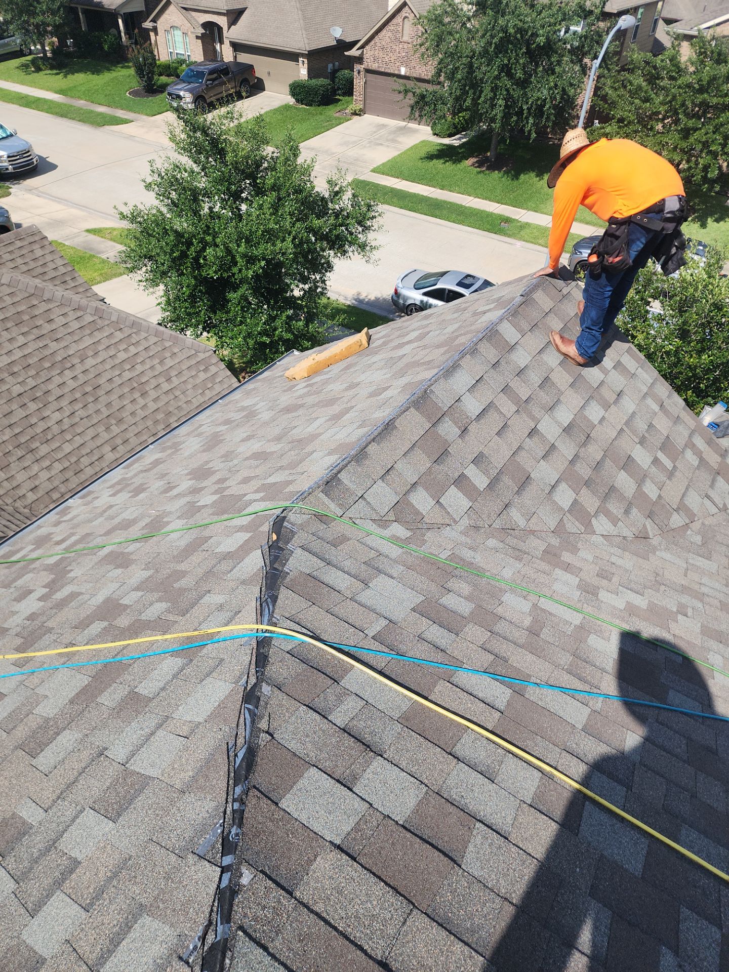 Residential Roofing Installation using Owen's Corning Duration (Lifetime) Shingles by Roof Repair Company