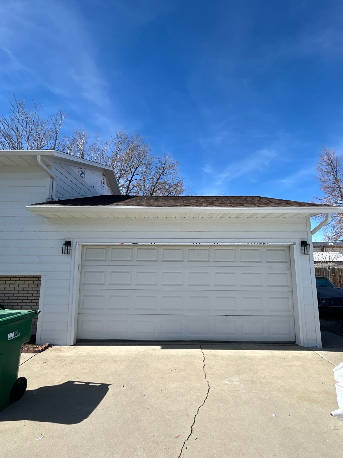 Orem | Crisp Monochromatic Hardie Upgrade | Arctic White by Ideal Siding Utah