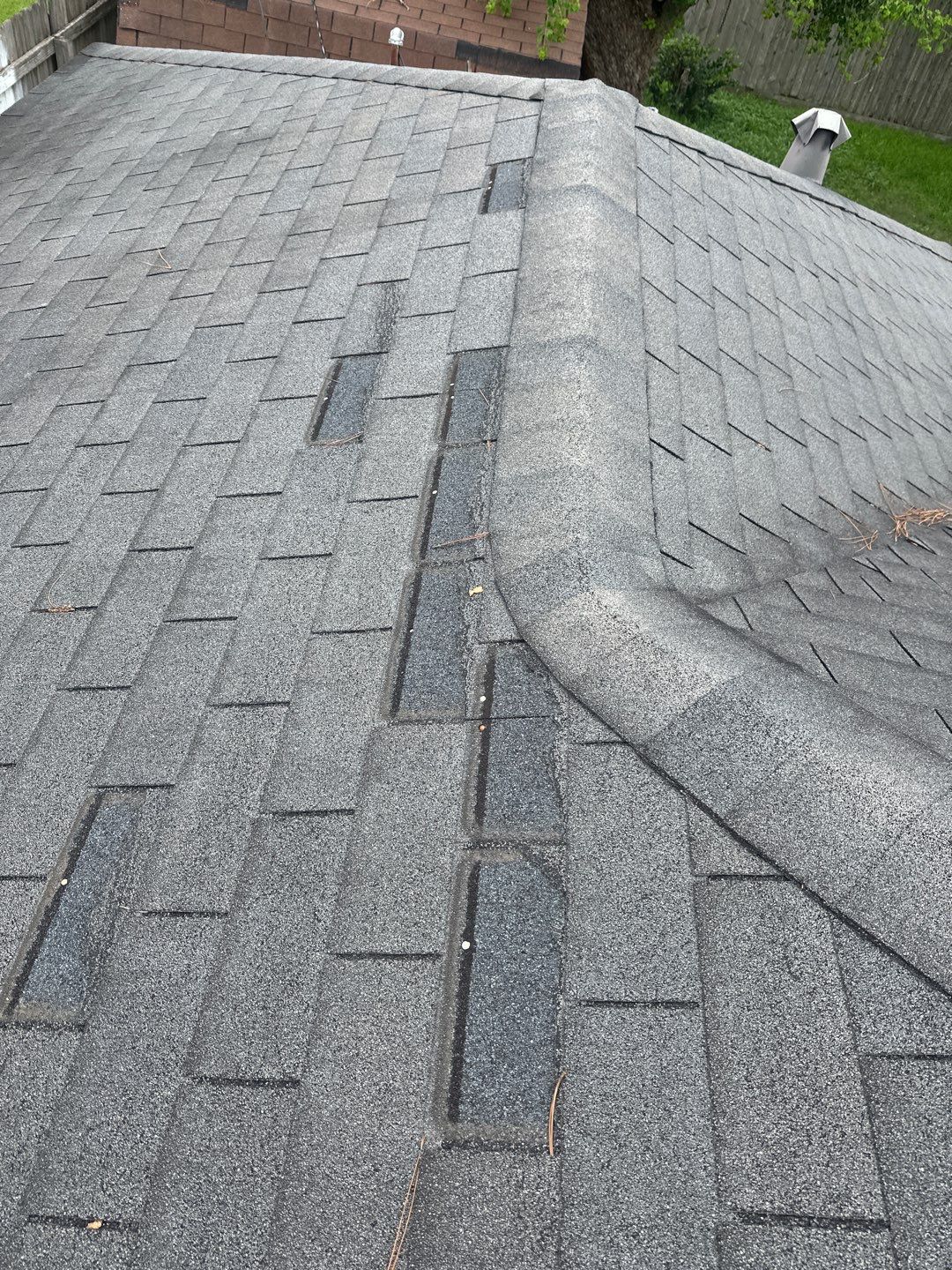Hail Damage using Owen's Corning Duration (Lifetime) Shingles by Roof Repair Company