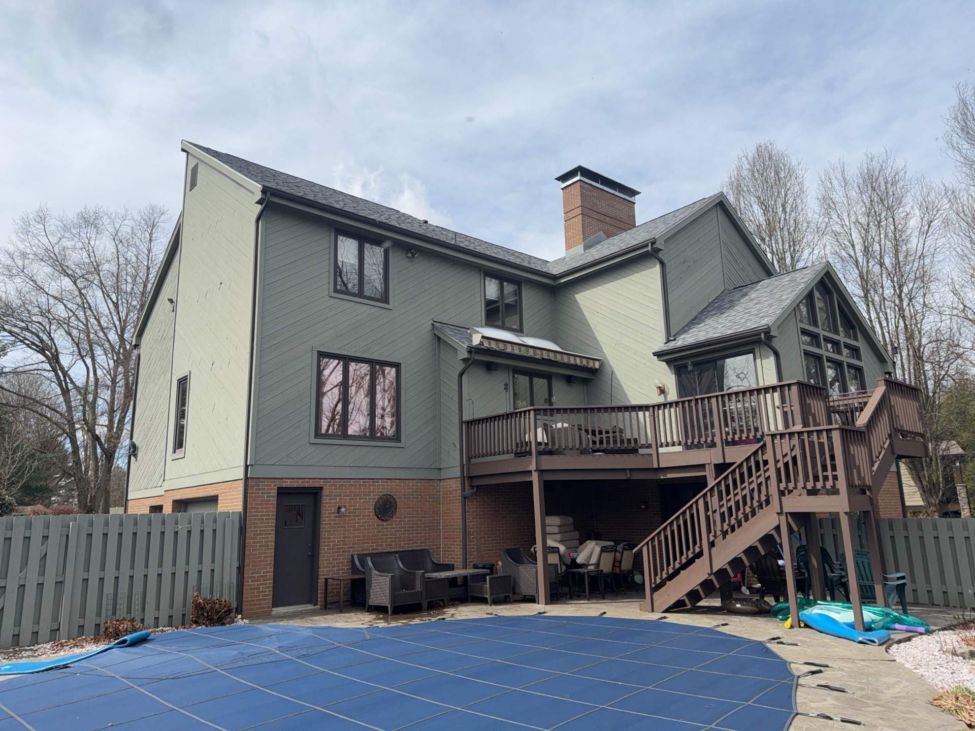 James Hardie Lap & Board and Batten in Aged Pewter at Allison Park by Ideal Siding Pittsburgh