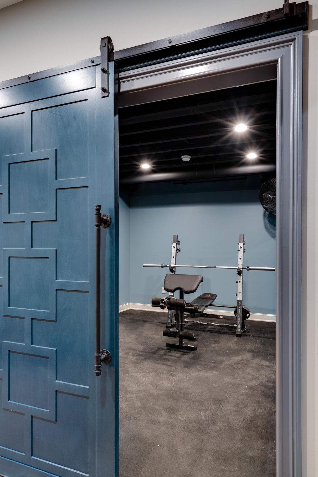 Basement Remodel using Open Ceiling at the Murphy's by MCL Carpentry and Construction