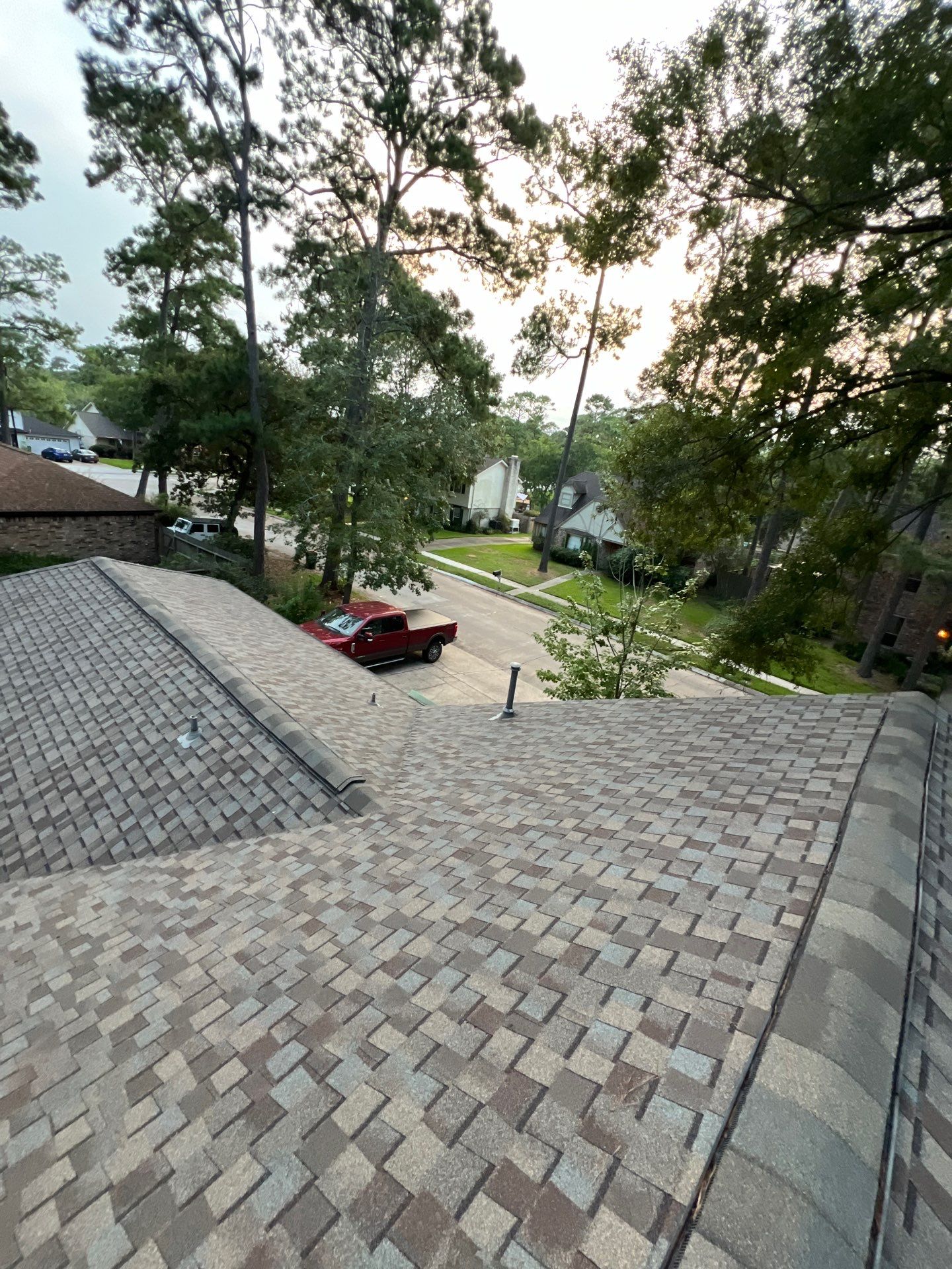 Commercial Roofing Repair using Owen's Corning Duration (Lifetime) Shingles by Roof Repair Company