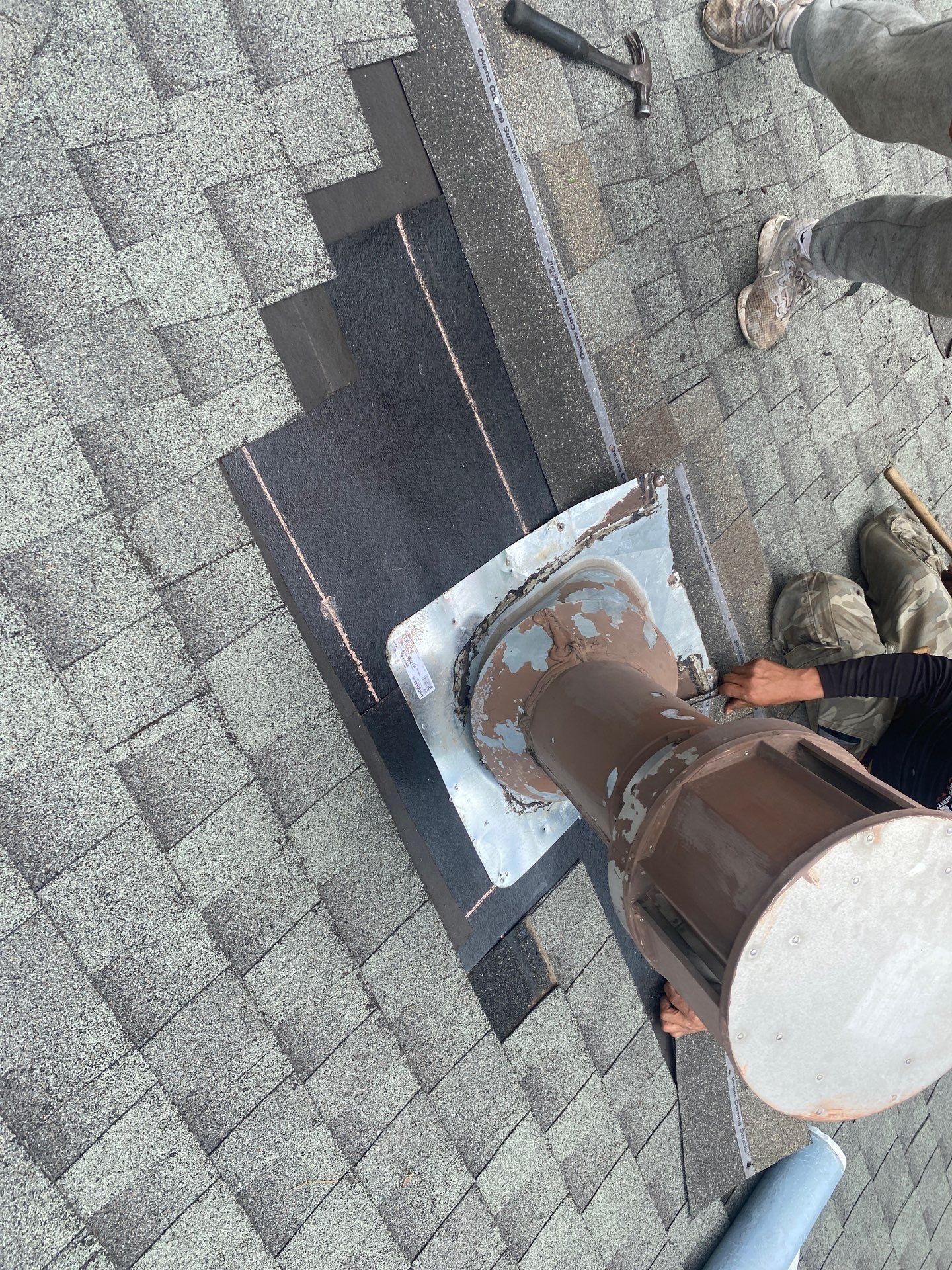 Hail Damage using Owen's Corning Duration (Lifetime) Shingles by Roof Repair Services LLC