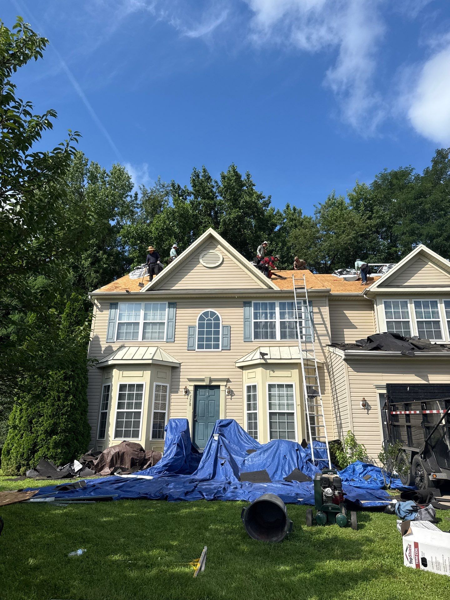 Residential Roofing Installation using GAF Timberline HDZ by Matter Roofing & Construction