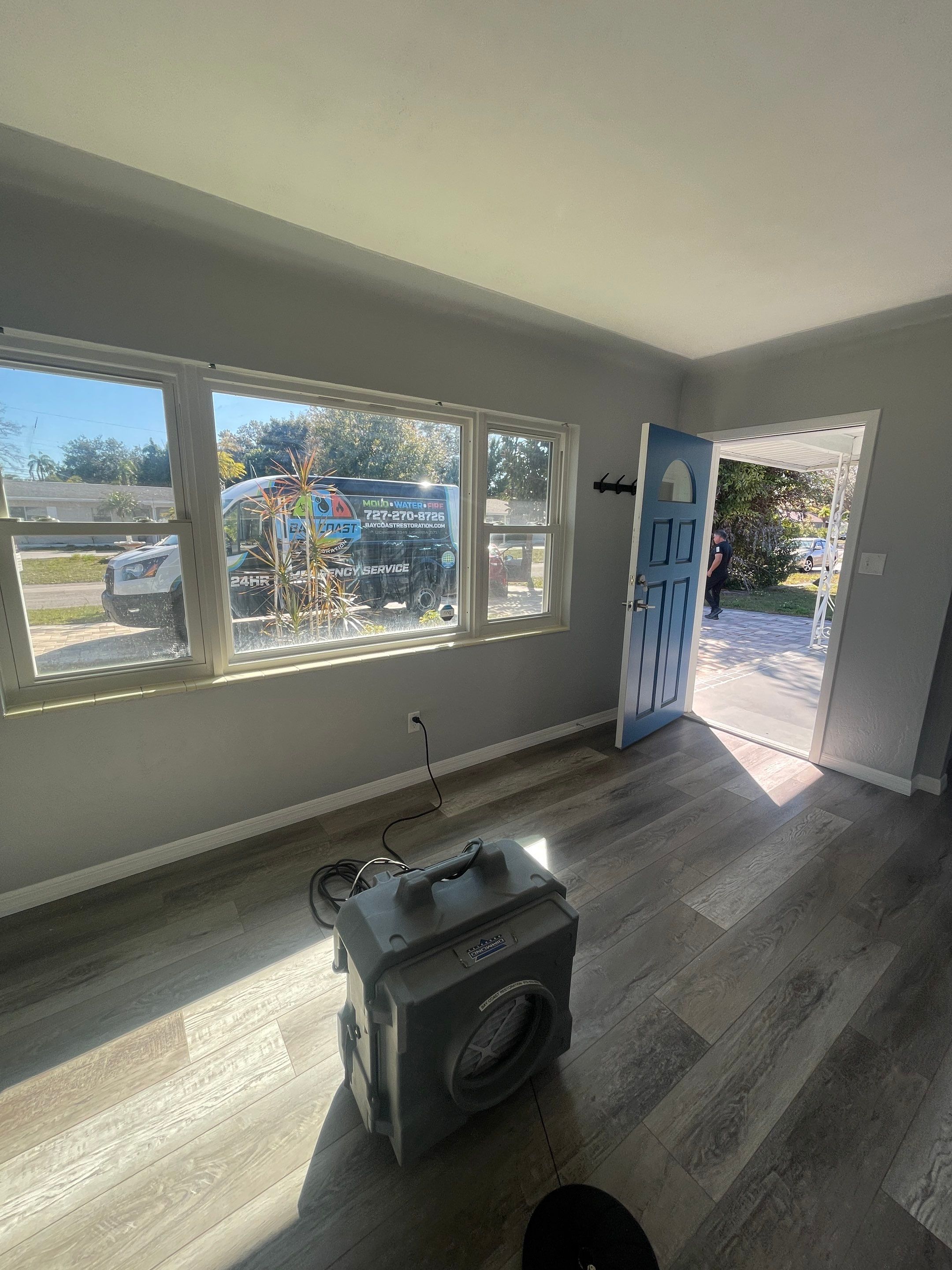Smoke Damage from stove fire by Bay Coast Restoration 