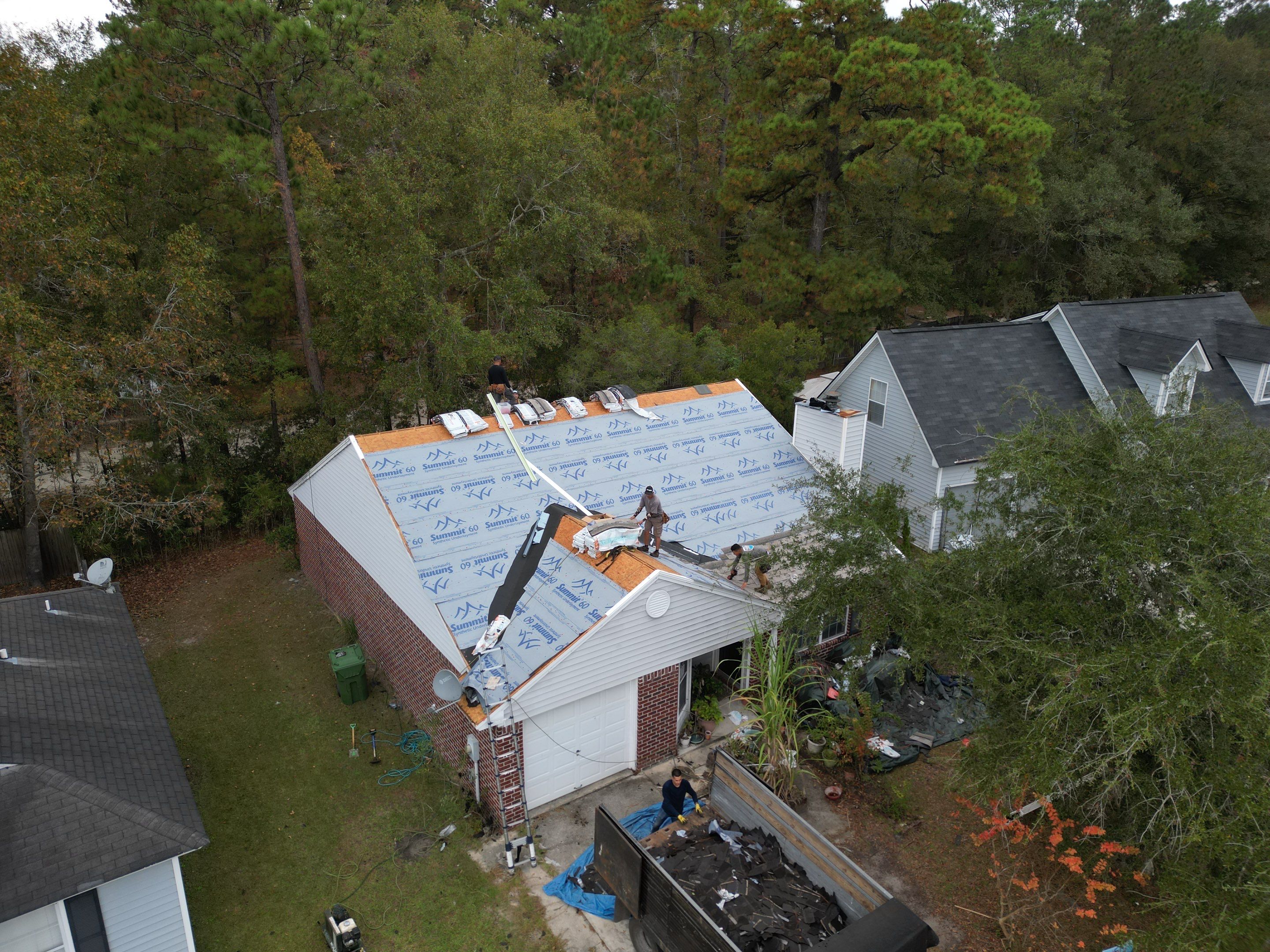 Residential Roofing Repair using Atlas Pinnacle Pristine Tan Mist by Talya Roofing