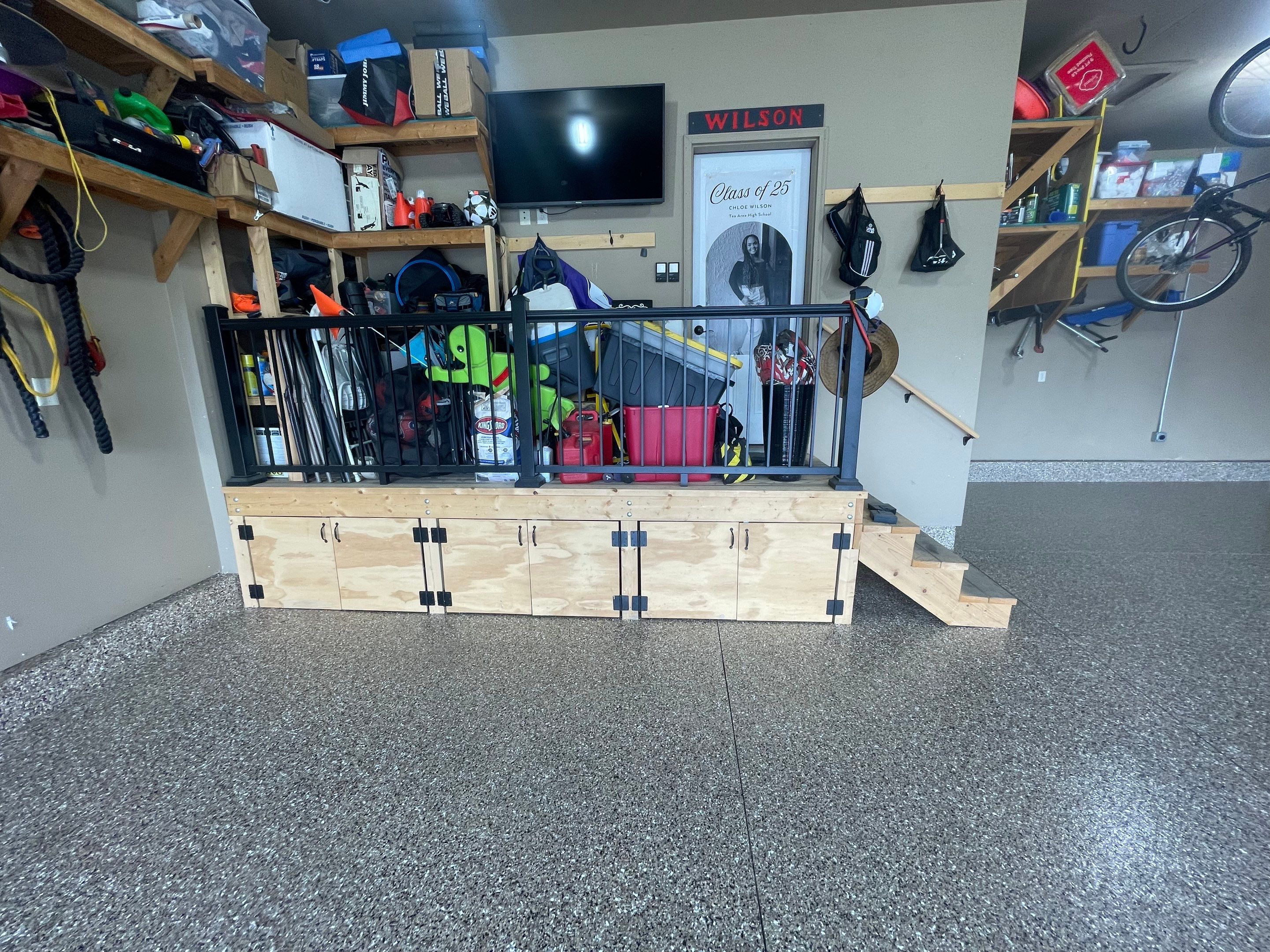 Garage Floor Coating in Tea, South Dakota by Select Painting, Coatings & Garage Cabinets