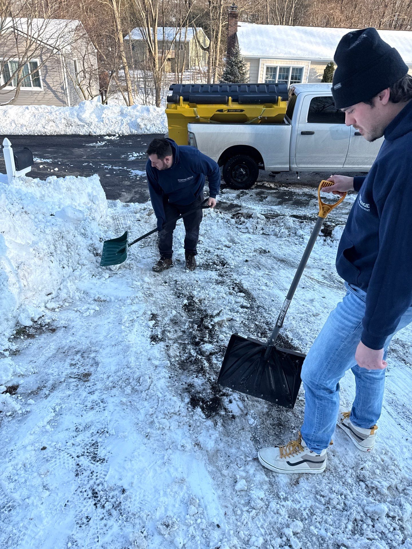 Snow Removal Services in Seymour, Connecticut by Diamond Image LLC
