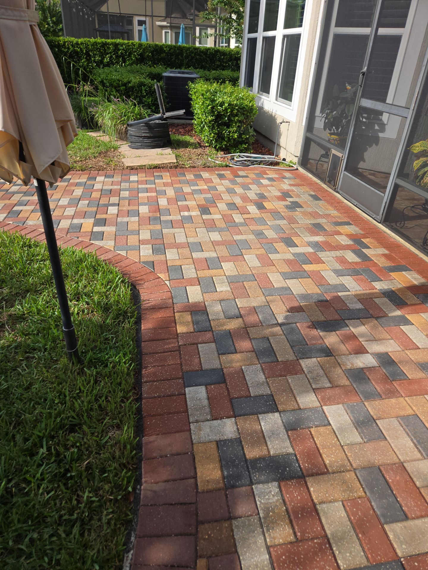 Paver Driveway using Concrete Sealant by DuraSeal