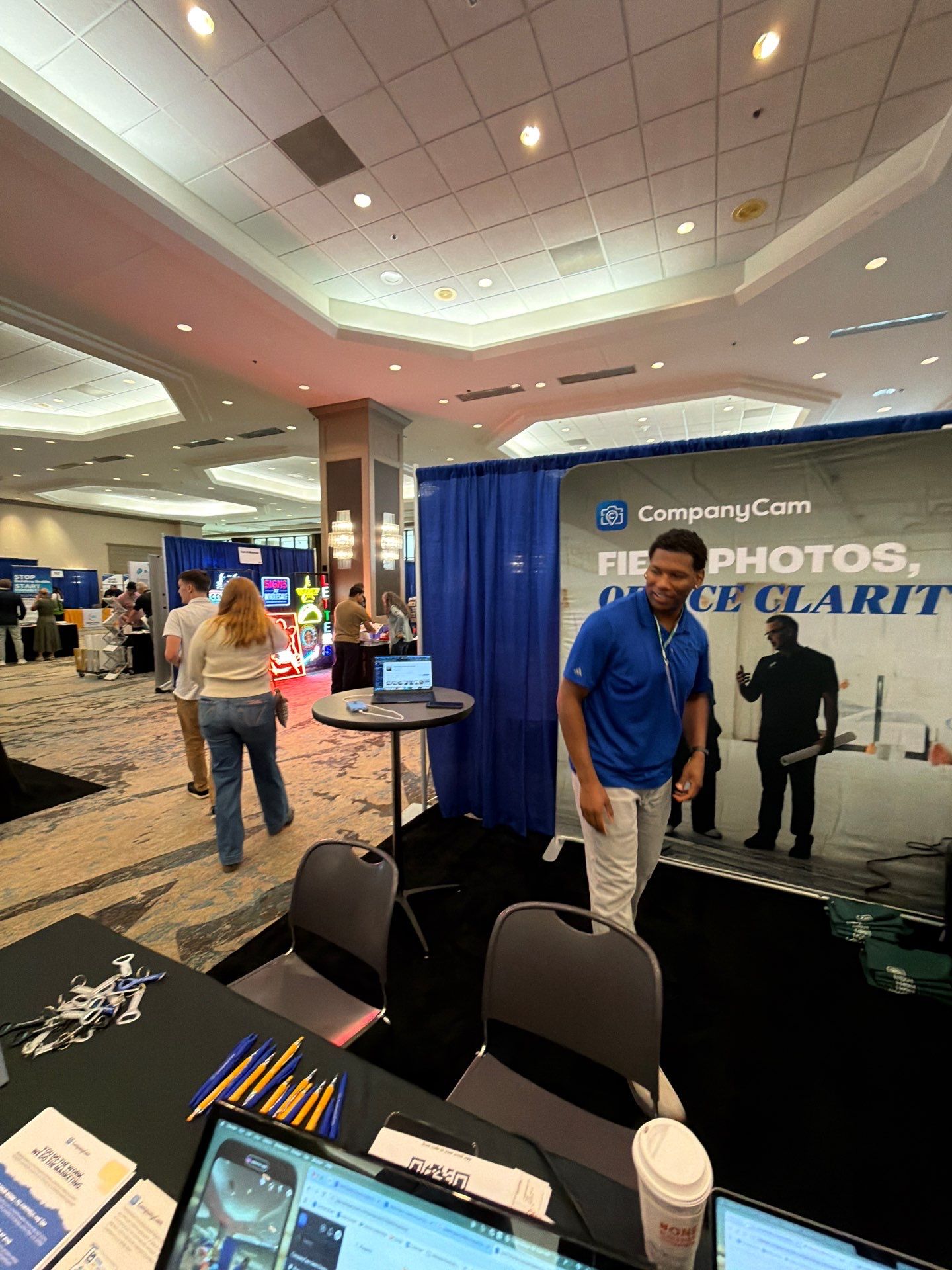 Commercial Exhibit and Branded Booth Installation in Dallas by CompanyCam Sales Demo