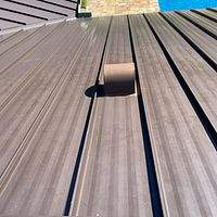 24ga 1.5" Snap-Lock Mansard Brown by Total Roofing System The Metal Roof Experts
