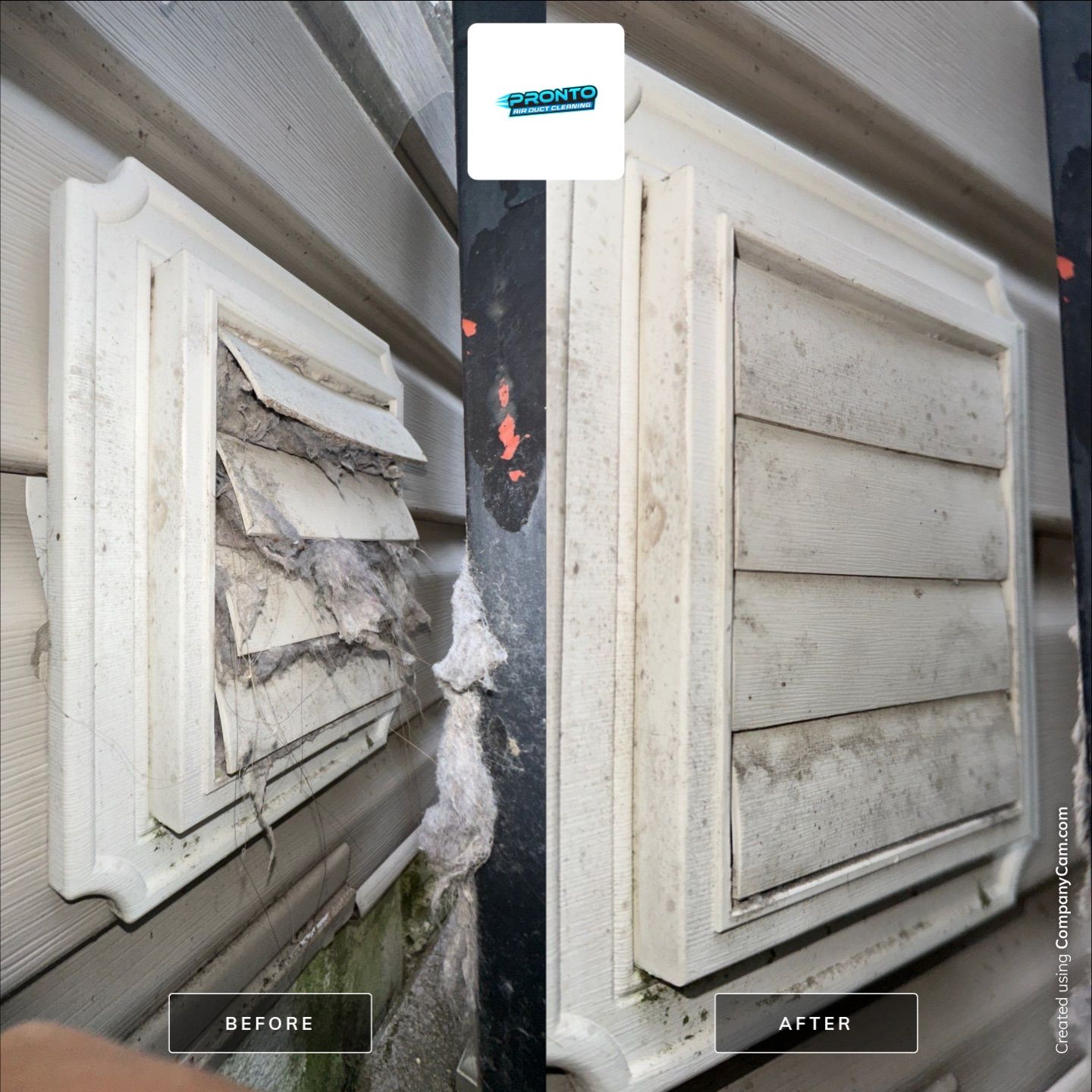 Dryer Vent Cleaning / Transition Duct by Pronto Air Duct Cleaning
