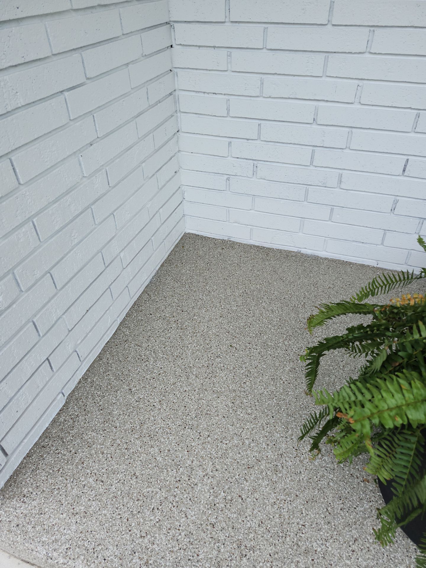 Garage and patio epoxy floor by Gordon Painting