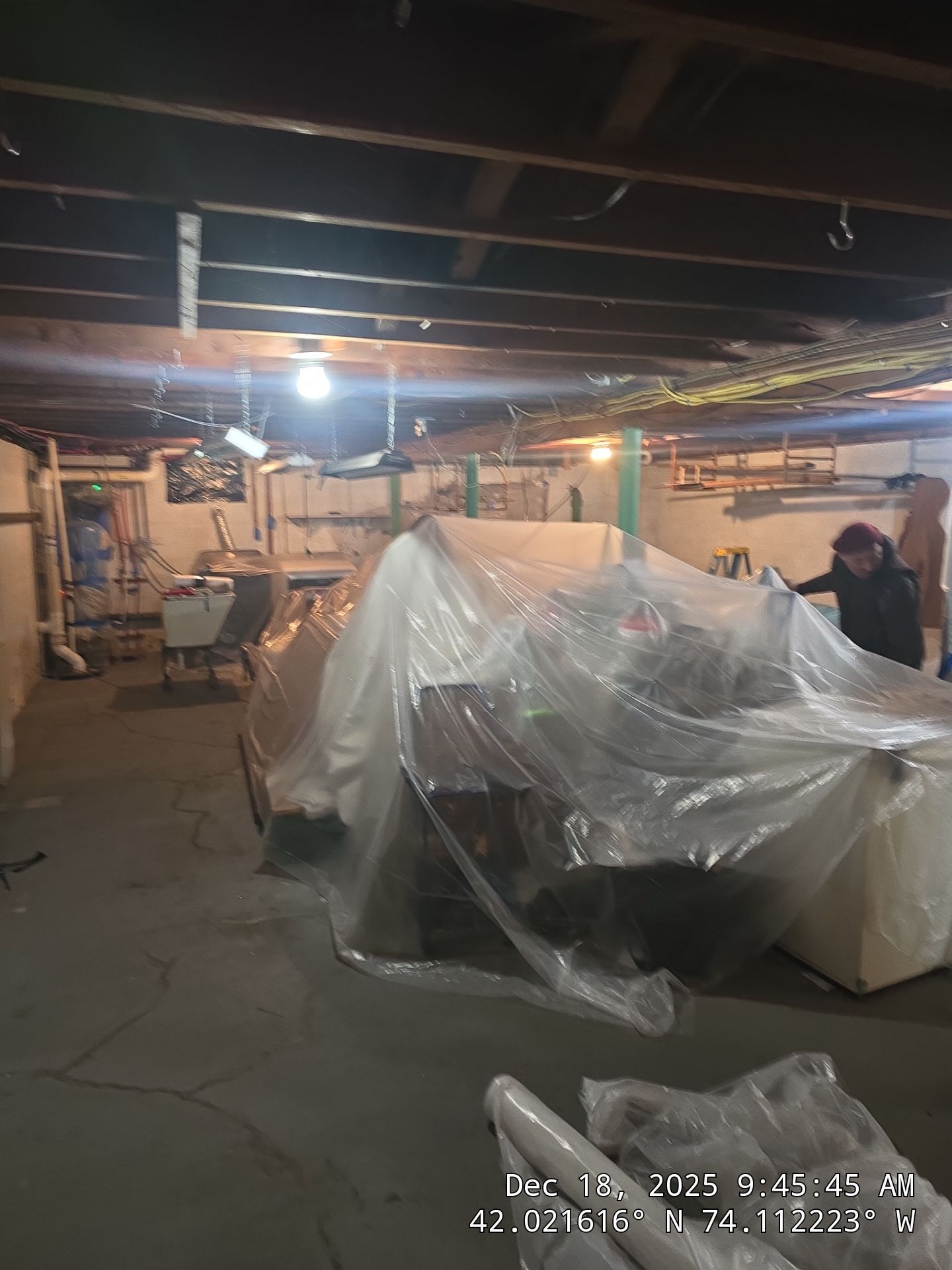 Attic Insulation using open cell spray foam by NYS Foam & Energy
