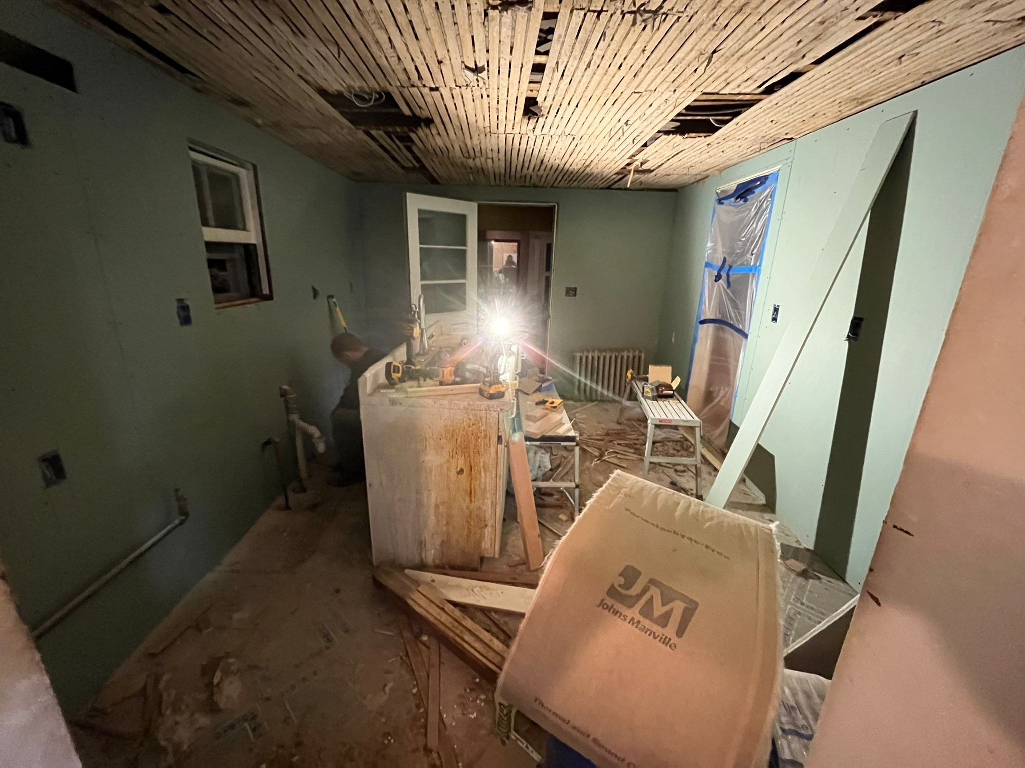 Kitchen Remodel using White Shaker by Home Concepts Construction