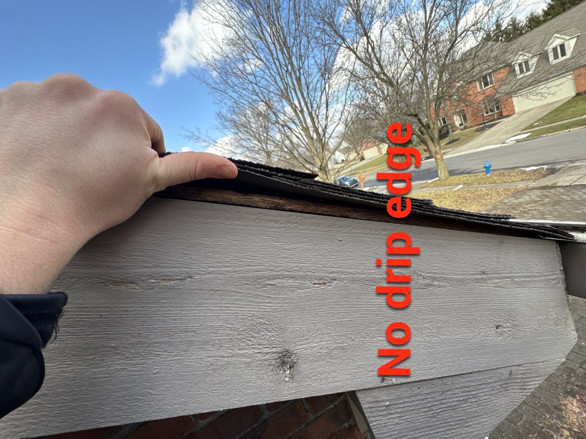 sometimes gutters need a roof by SOS Home Ohio 