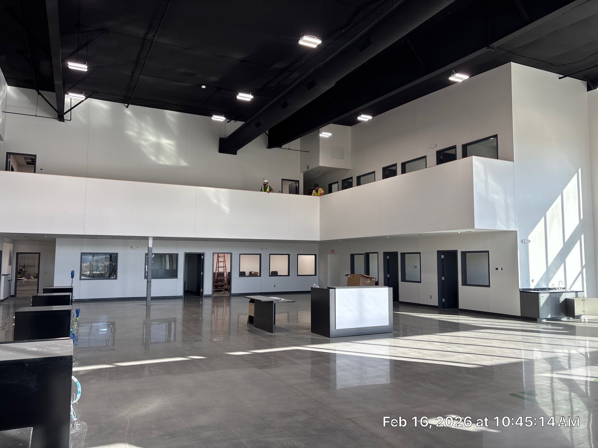 Commercial Interior Build-Out for Kibble Equipment in Huron by Select Painting, Coatings & Garage Cabinets