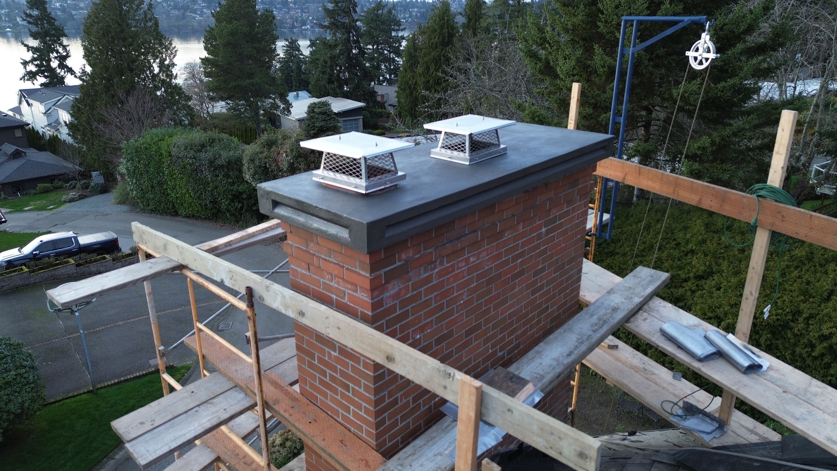 Almost wrapped up with this awesome upgrade in Mercer Island. by RoofWorks Northwest
