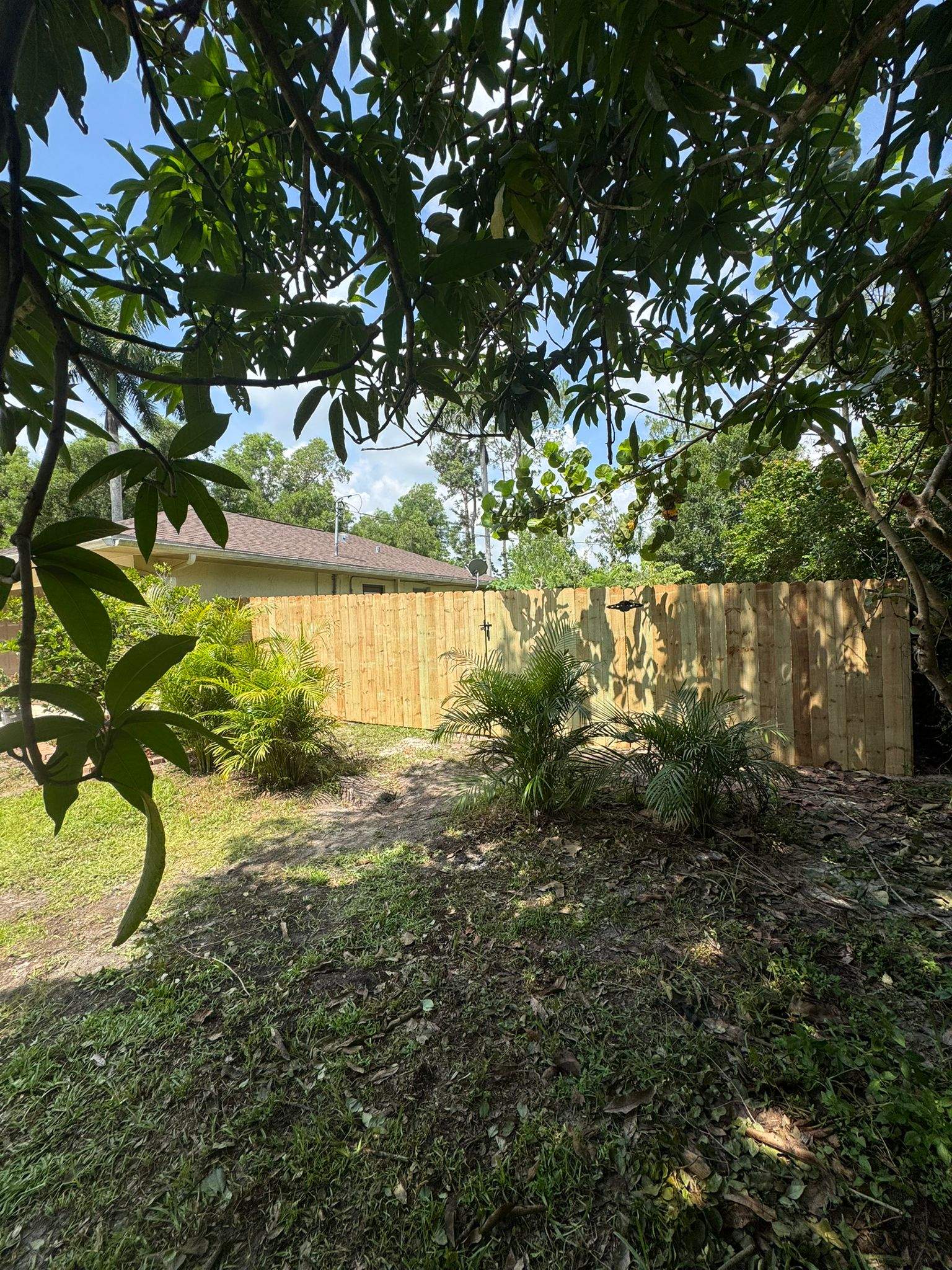 Pressure-Treated Wood Privacy Fence with Dog-Ear Pickets in Lehigh Acres by True Fence LLC