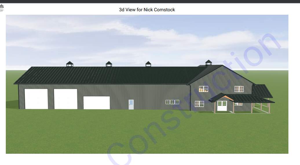 New Home construction w/ board and batten sides and metal roof  by Miles Construction 