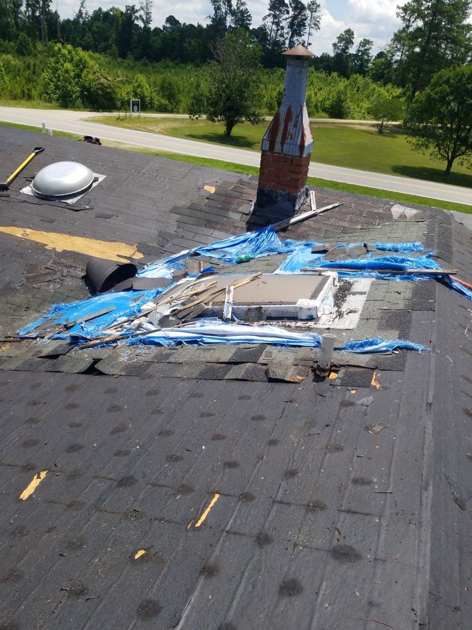 Re-roof by American Roofing NC