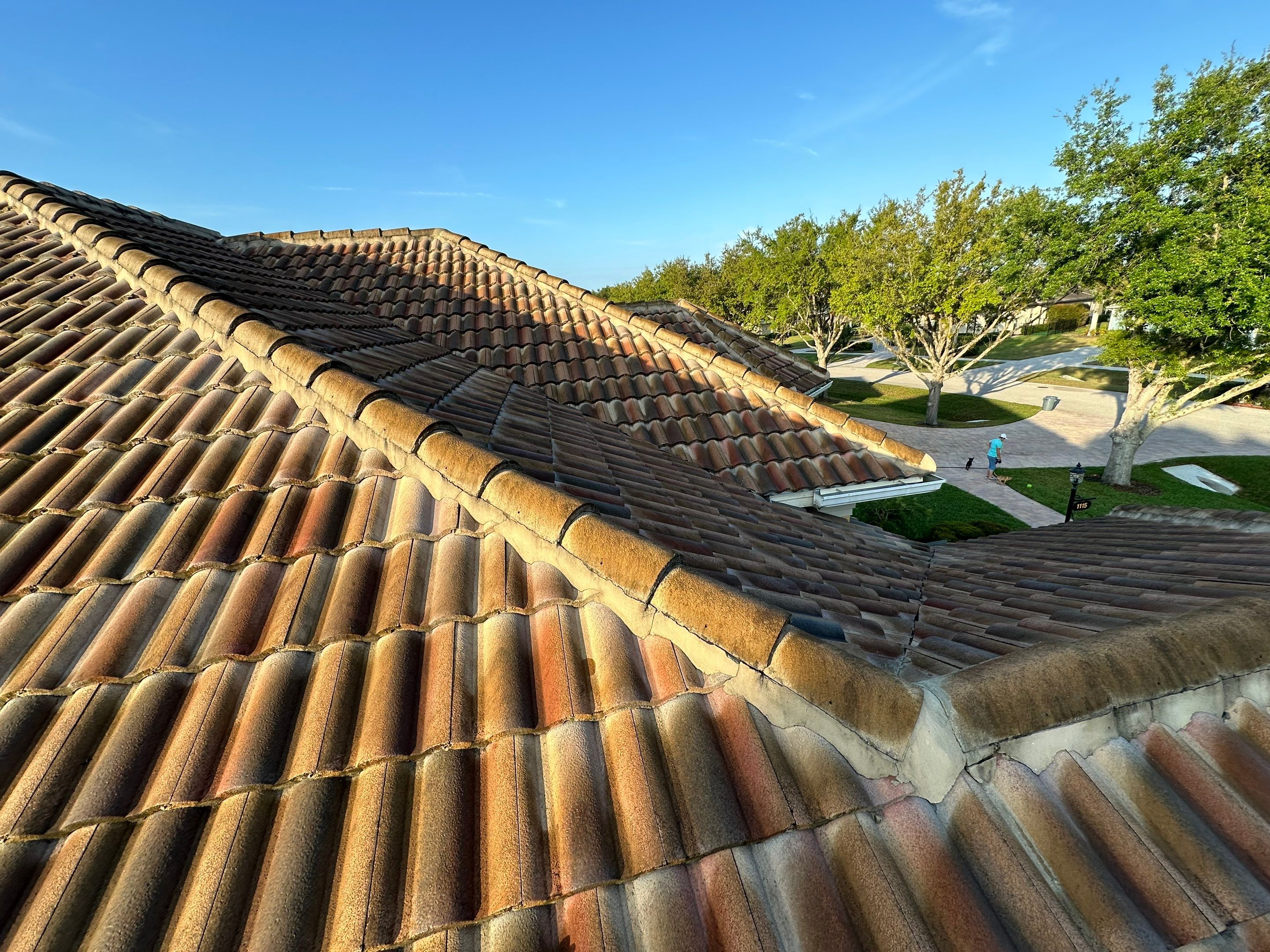 Concrete Tile Roof Cleaning in Winding River Community, Bradenton, FL | Sunshine AquaWash by Sunshine AquaWash