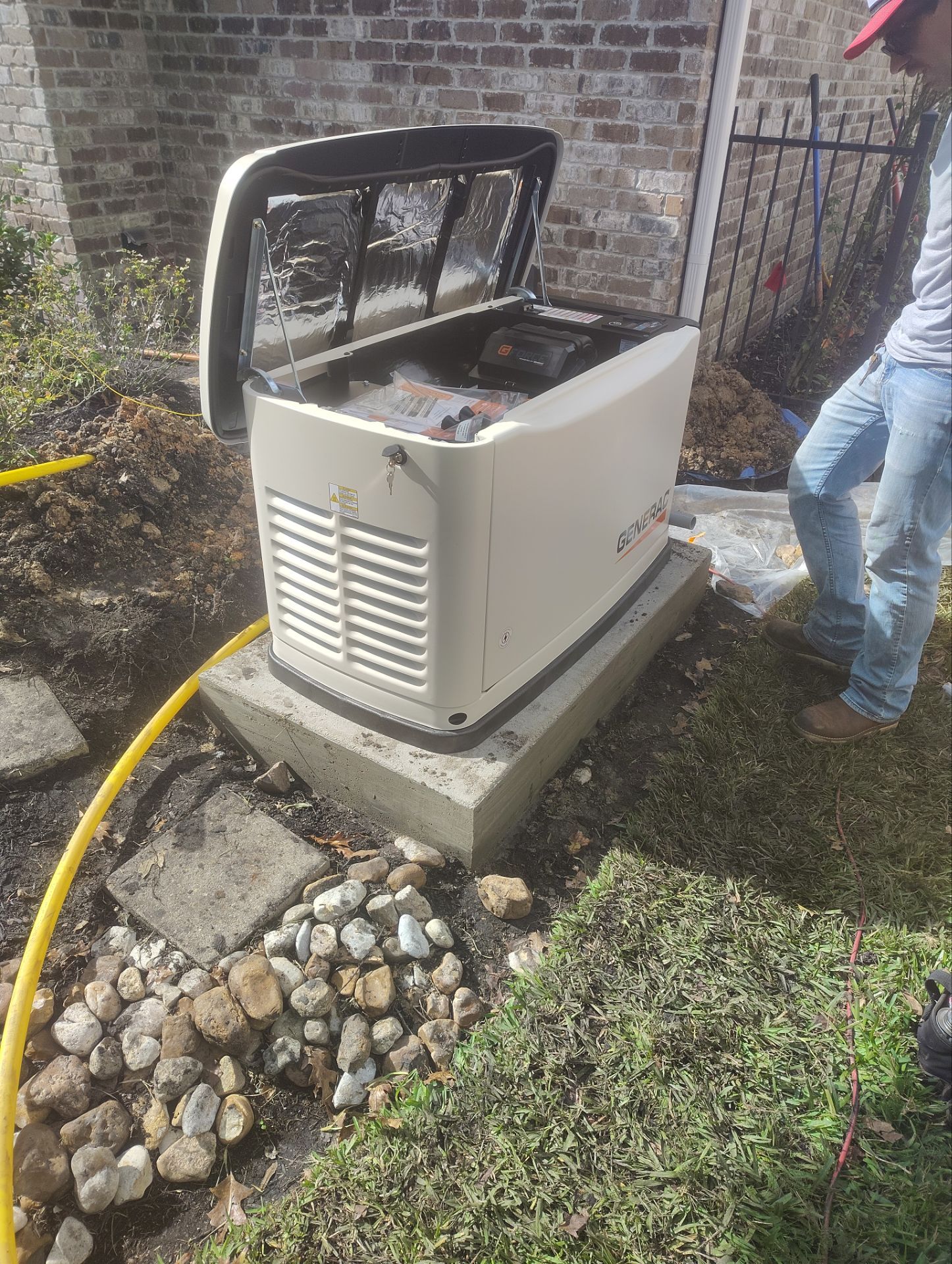 Residential Generac Standby Generator Installation in Montgomery, Texas by GenTex Elite Services