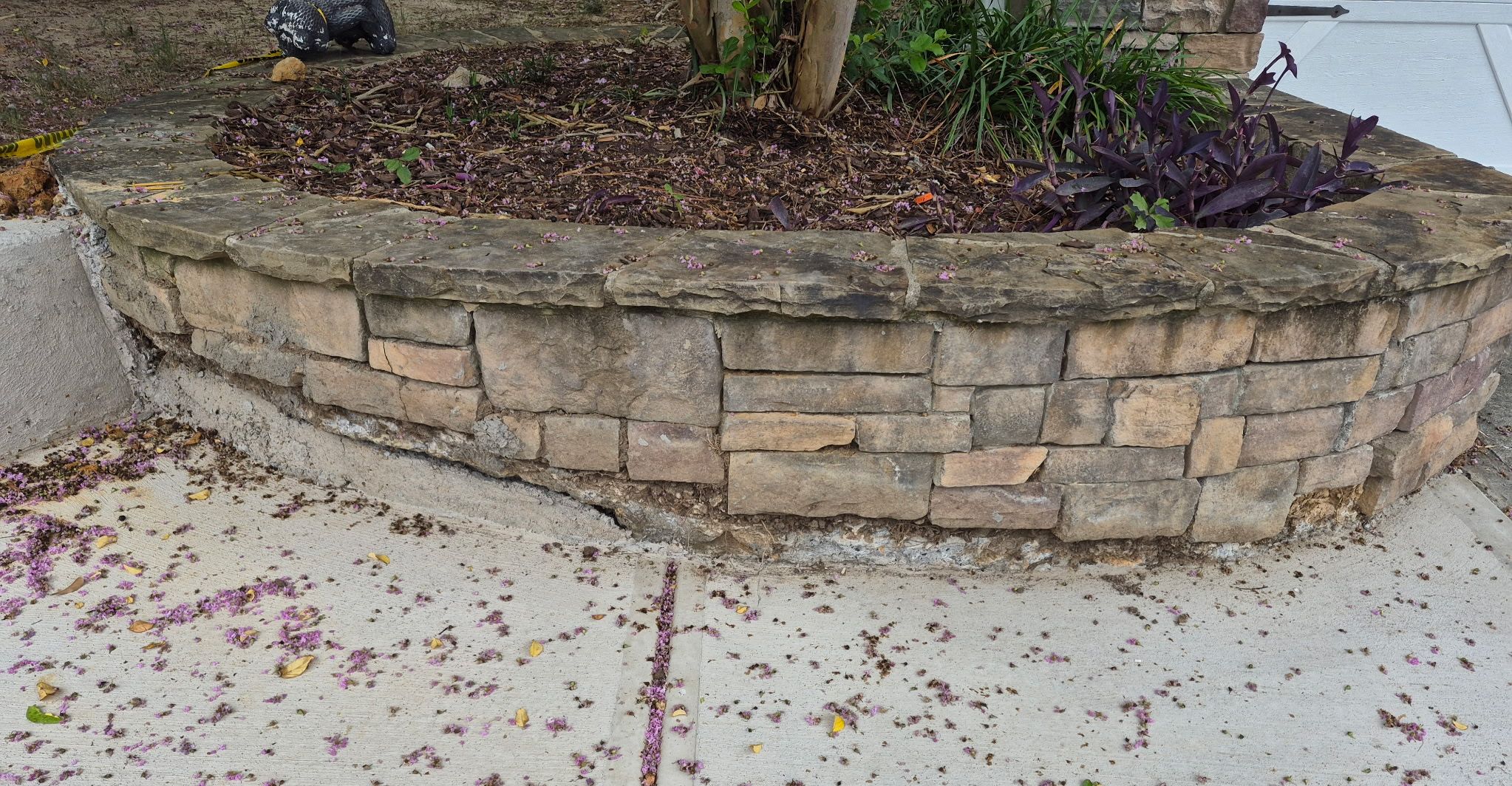 Concrete Driveway Expansion & Retaining Wall | Apex, NC by Elite Remodeling and Design LLC