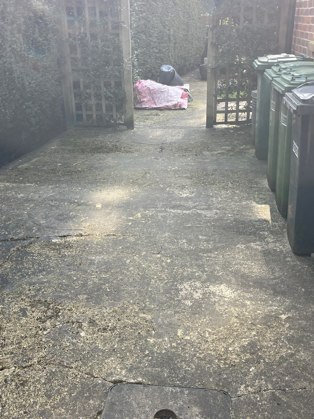 Patio Clean using 18inch Whirlaway FSC by Ges Exterior Cleaning ltd