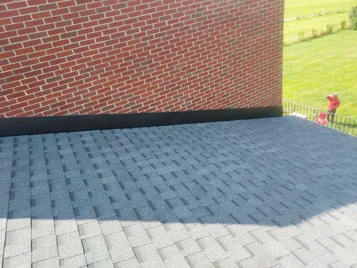 Residential Roofing Installation using Atlas Pinnacle Pristine Pewter Architectural Shingles by Frederick Roof Repair