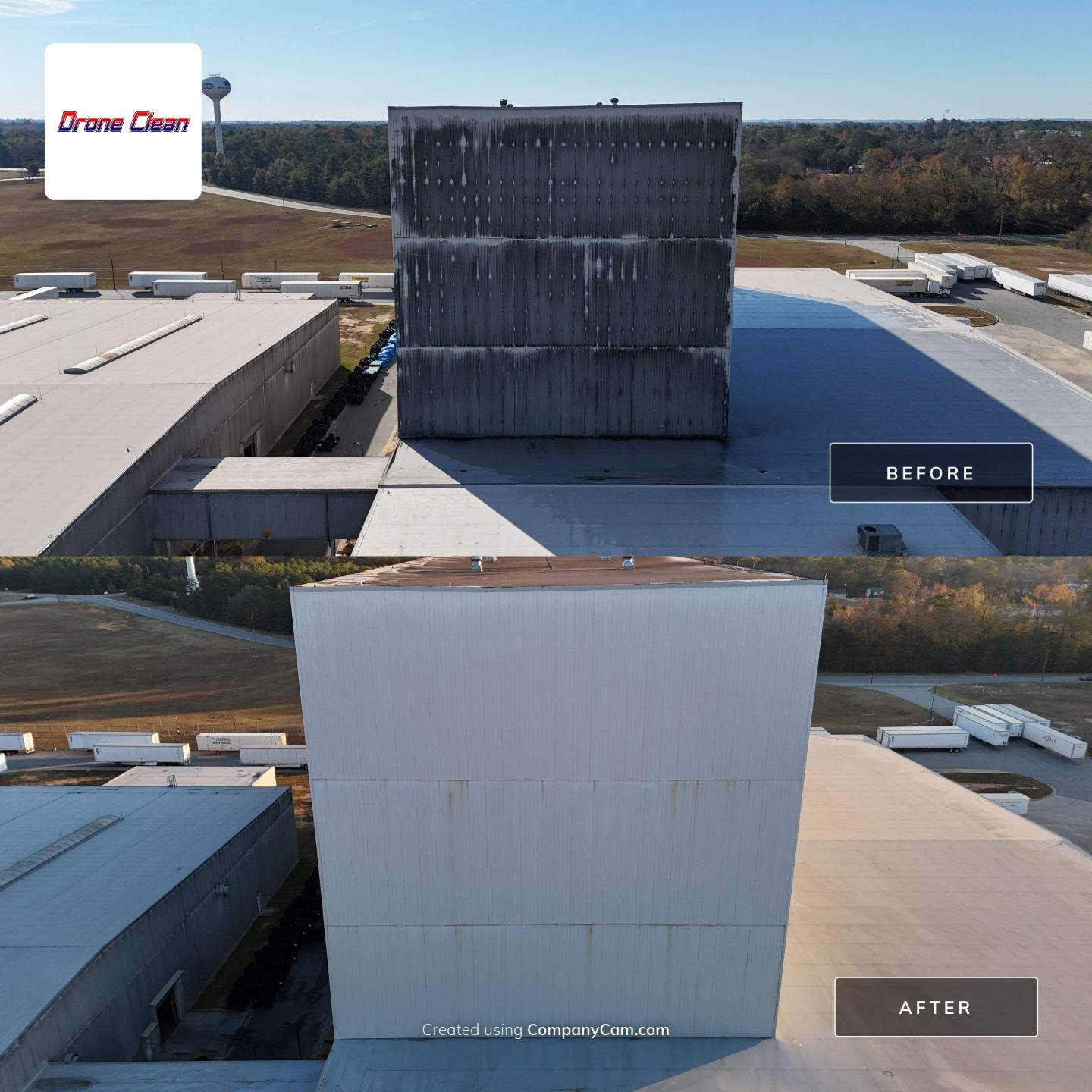 Project in Macon, GA by Drone Clean