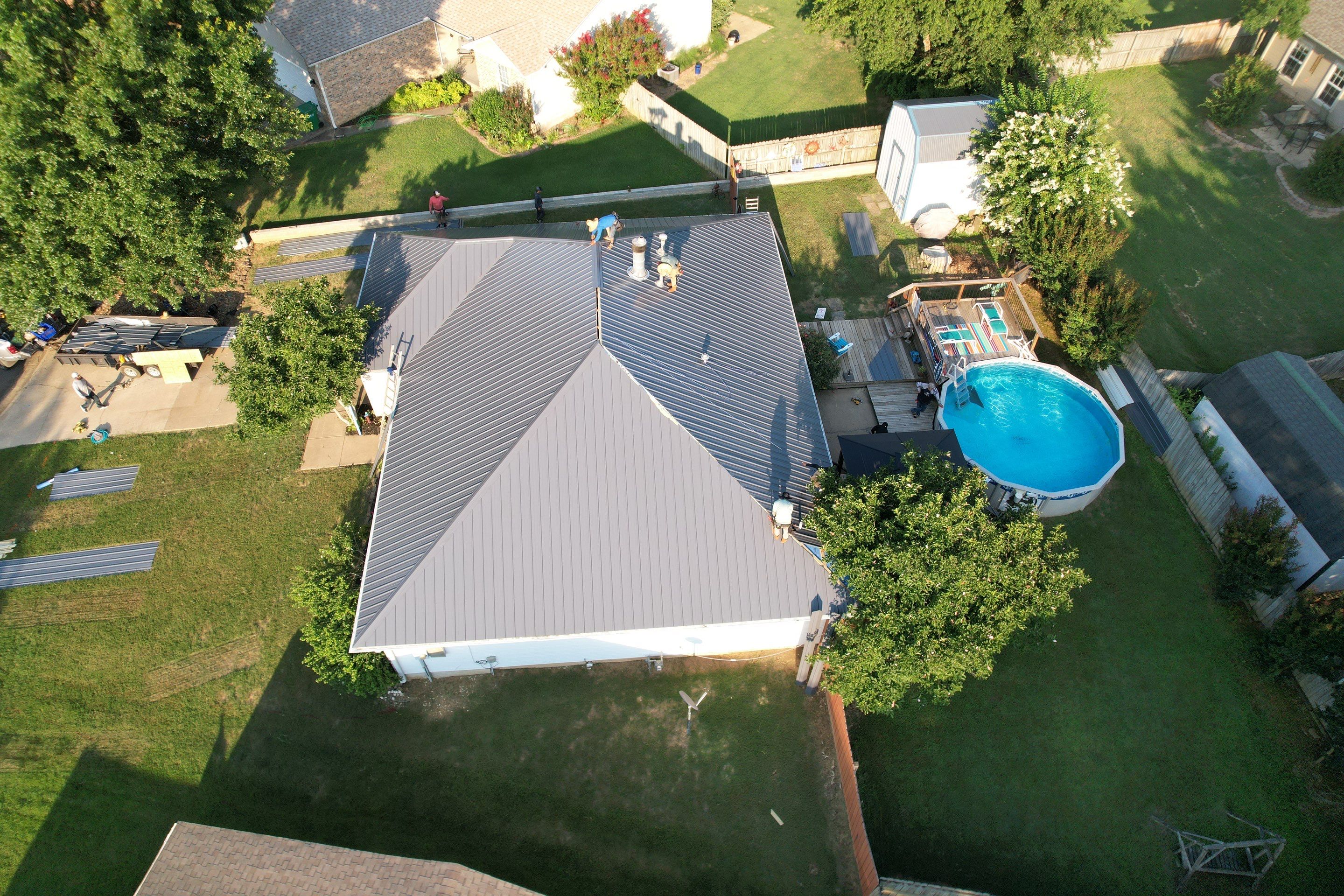 Metal Roof Replacement: 26 GA. Residential Metal Panels by Hostetler Roofing