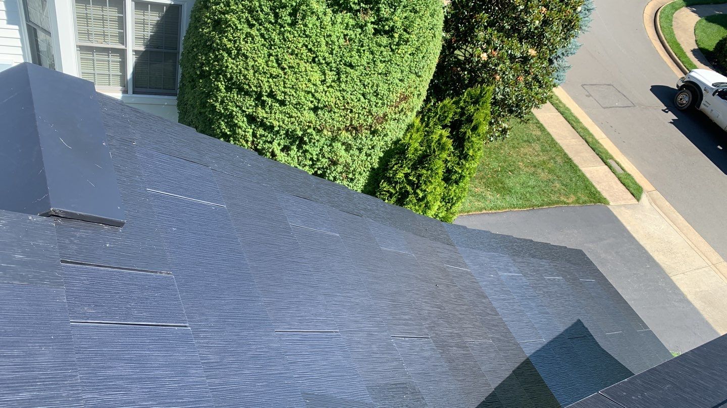 Tesla Solar Roof Replacement using Tesla Solar Roof V3 tiles by American Home Contractors