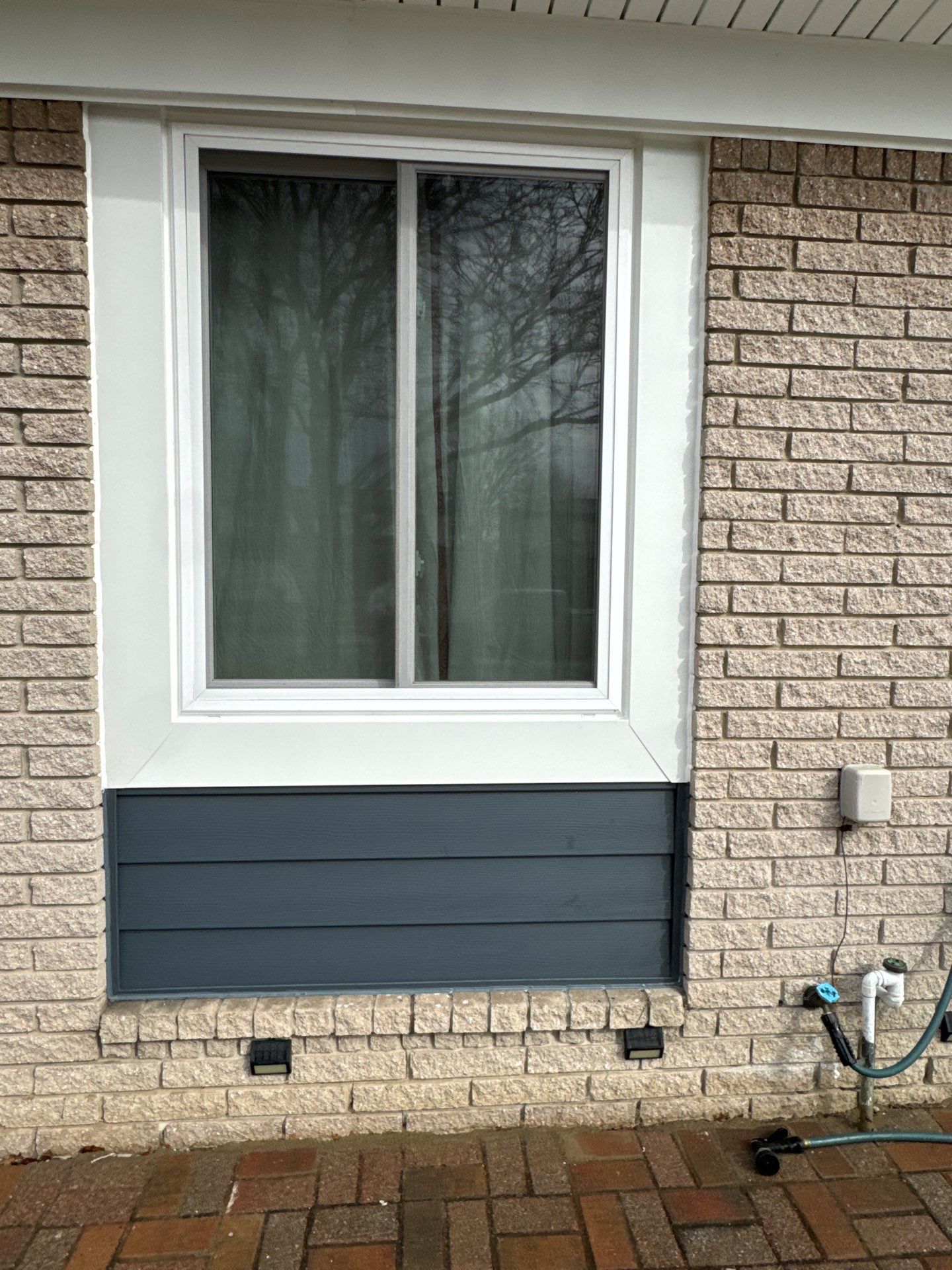 Siding Replacement using Alside Midnight Blue by 180 Contractors